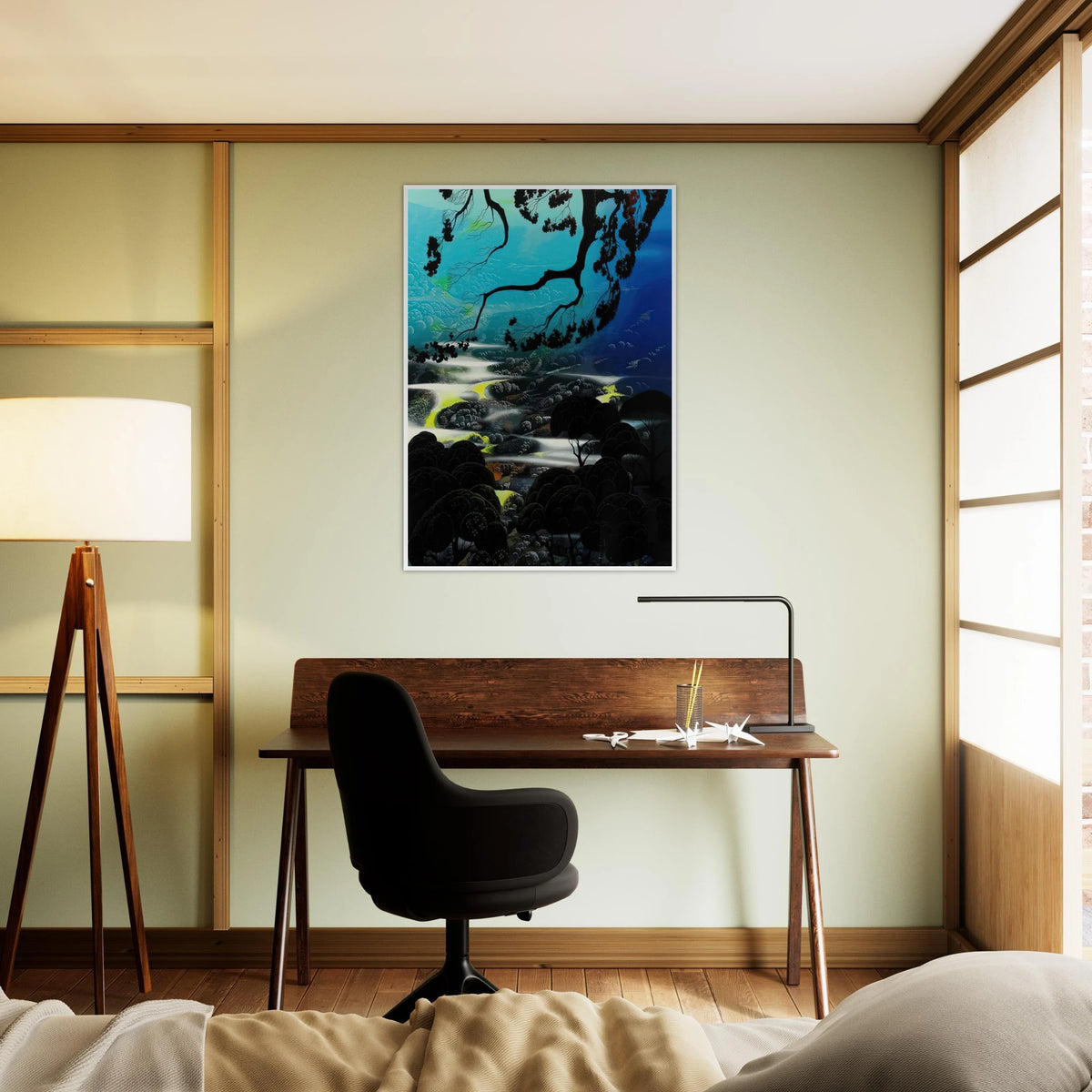 Days End Framed Poster | Eyvind Earle Framed Prints Wall Art | Eyvind Earle Prints