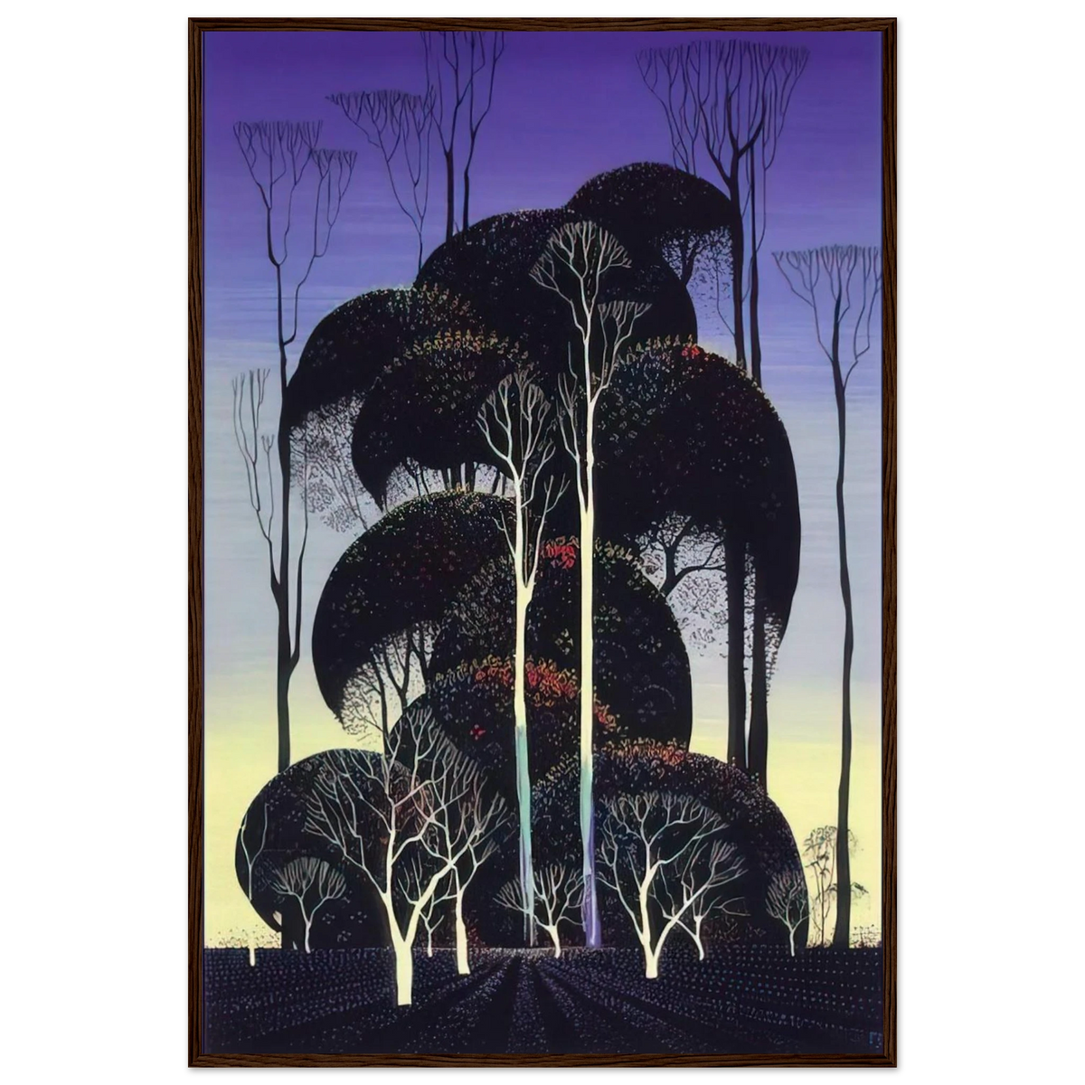 Forest Arabesque Framed Poster | Eyvind Earle Framed Prints Wall Art | Eyvind Earle Prints