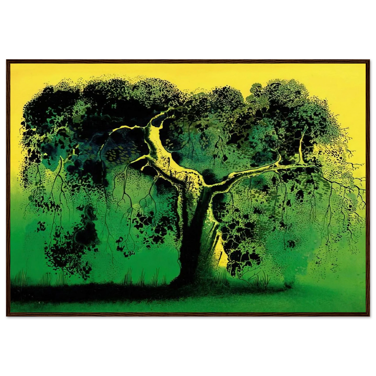 Sycamore Framed Poster | Eyvind Earle Framed Prints Wall Art | Eyvind Earle Prints