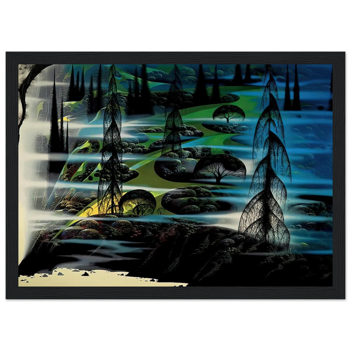 Beauty Beyond Believing Framed Poster | Eyvind Earle Framed Prints Wall Art | Eyvind Earle Prints