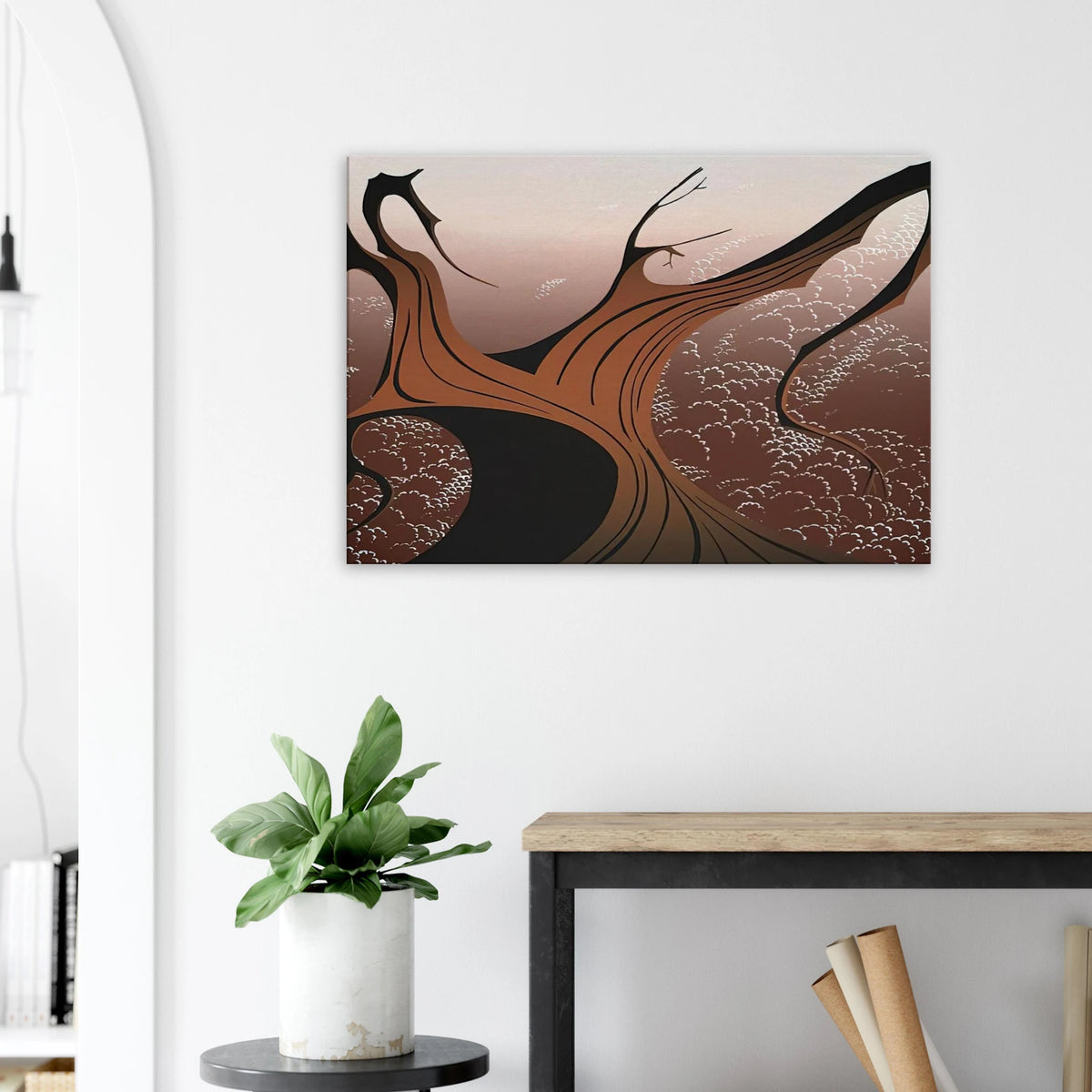 Brown Tree Canvas | Eyvind Earle Canvas | Eyvind Earle Prints