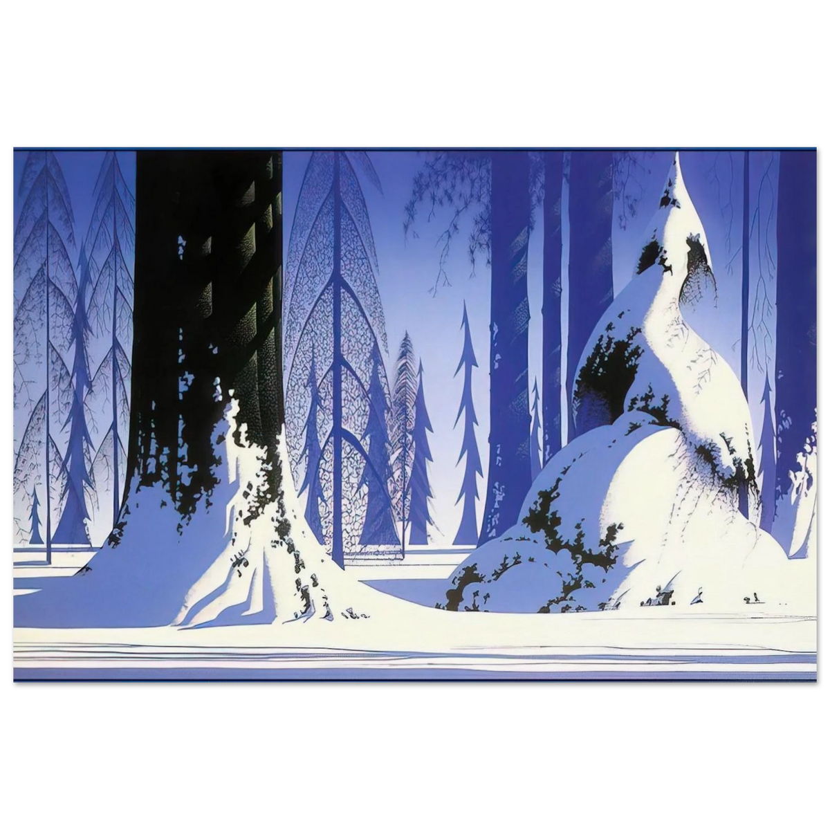 Winter Poster | Eyvind Earle Poster | Eyvind Earle Prints