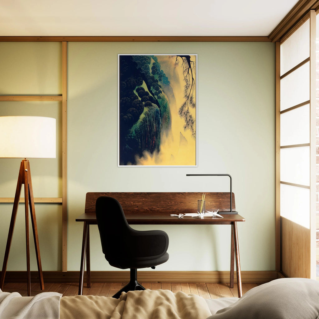 Jeweled Coast Framed Poster | Eyvind Earle Framed Prints Wall Art | Eyvind Earle Prints