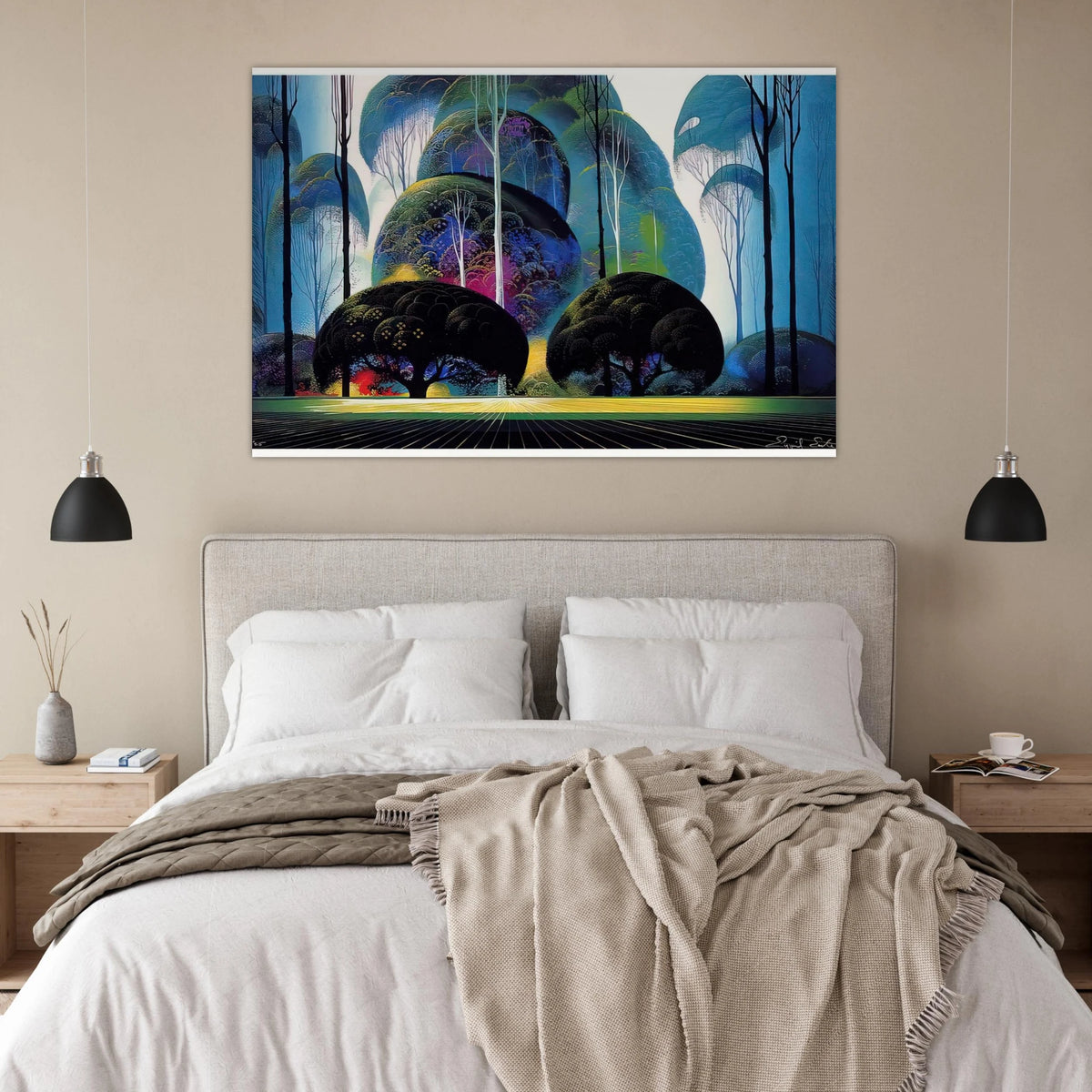 Green Forest Poster | Eyvind Earle Poster | Eyvind Earle Prints