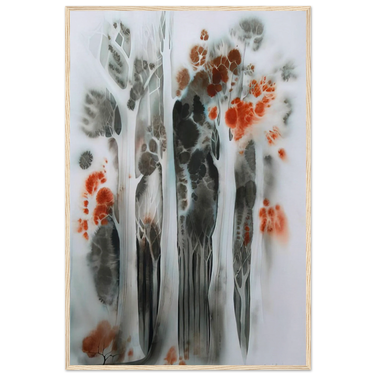 Autumn Forest Framed Poster | Eyvind Earle Framed Prints Wall Art | Eyvind Earle Prints