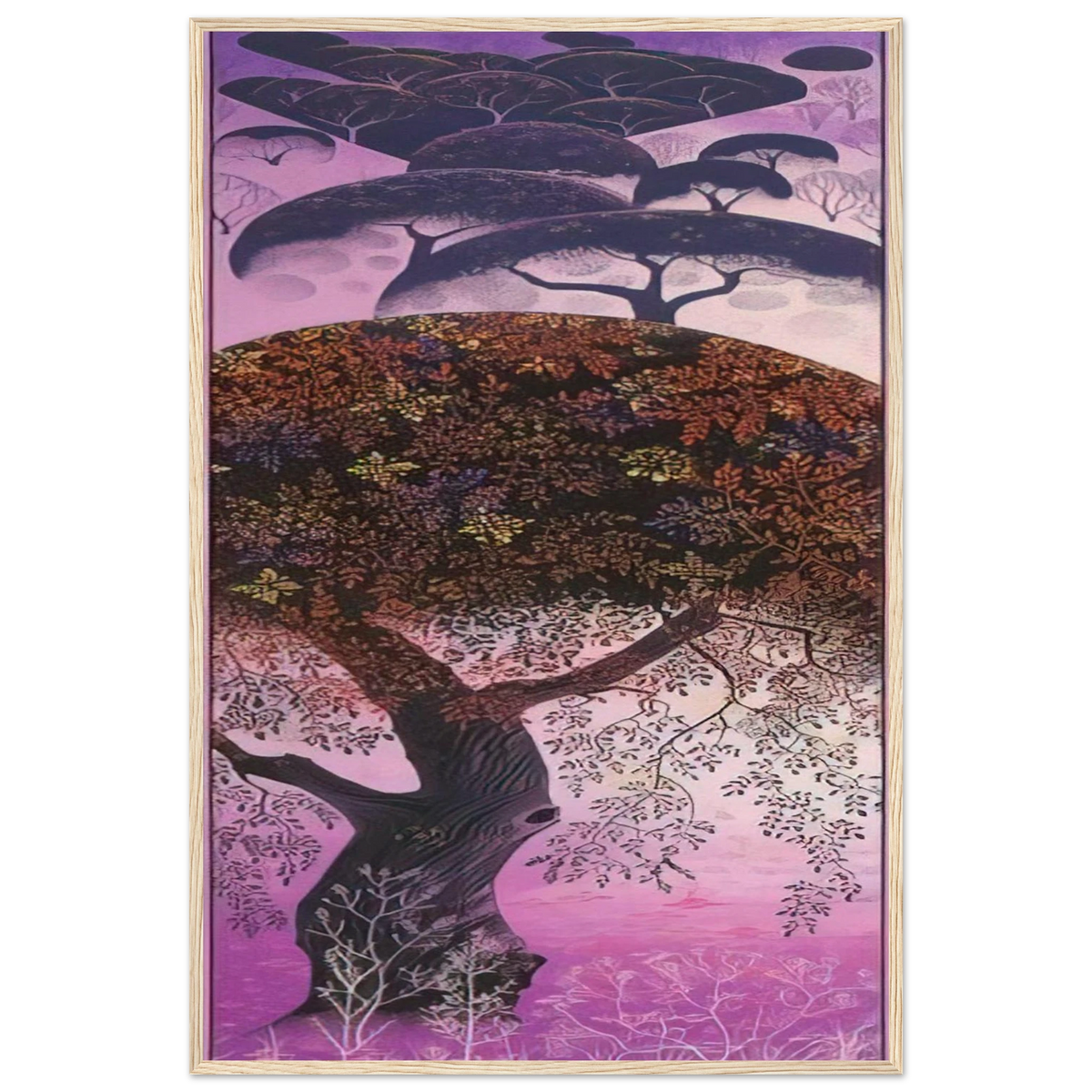 California Tapestry Framed Poster | Eyvind Earle Framed Prints Wall Art | Eyvind Earle Prints