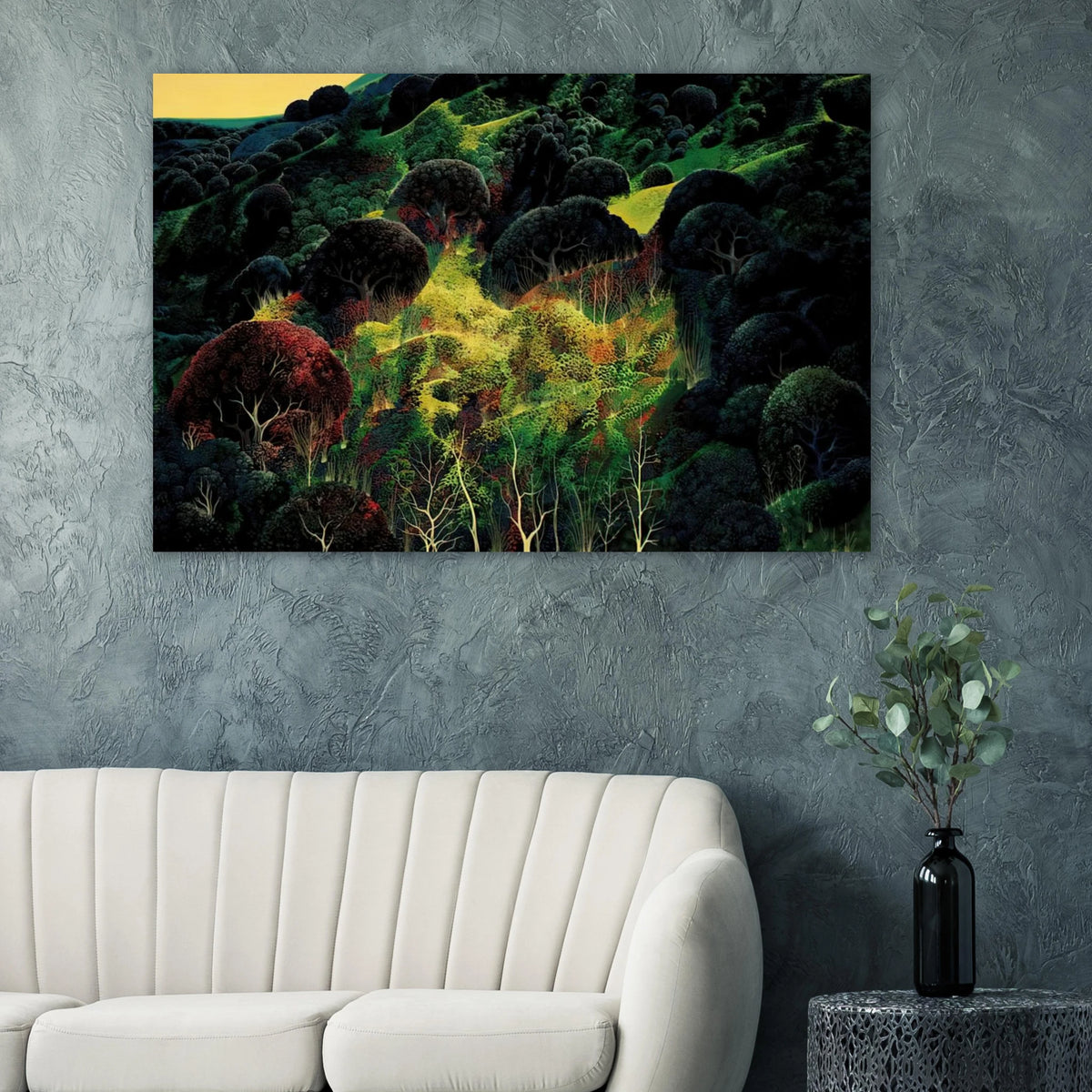 Autumn Fields Poster | Eyvind Earle Poster | Eyvind Earle Prints