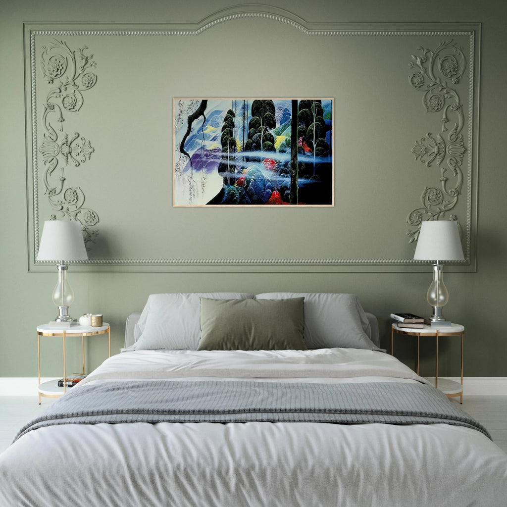 Along the Coast Framed Poster | Eyvind Earle Framed Prints Wall Art | Eyvind Earle Prints