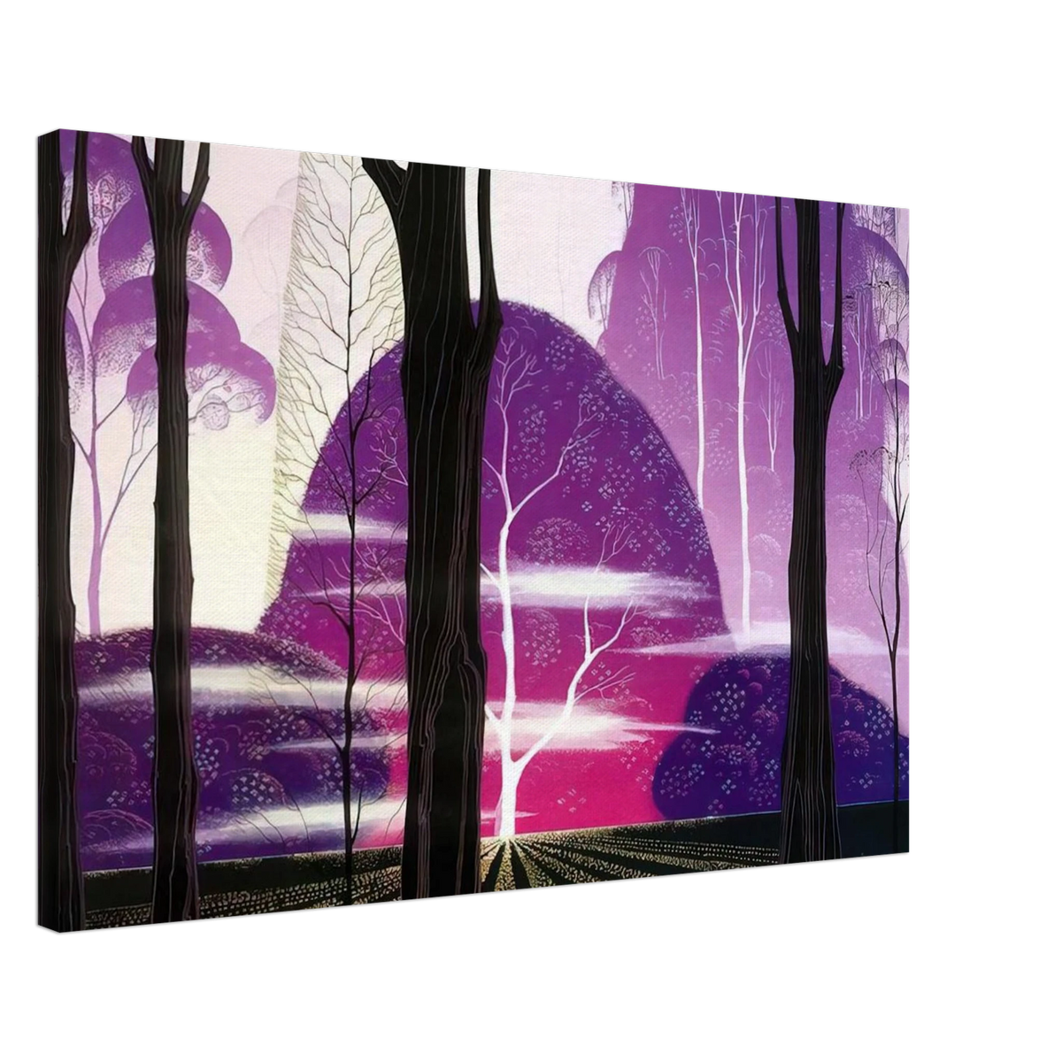 Purple Dawn Canvas | Eyvind Earle Canvas | Eyvind Earle Prints