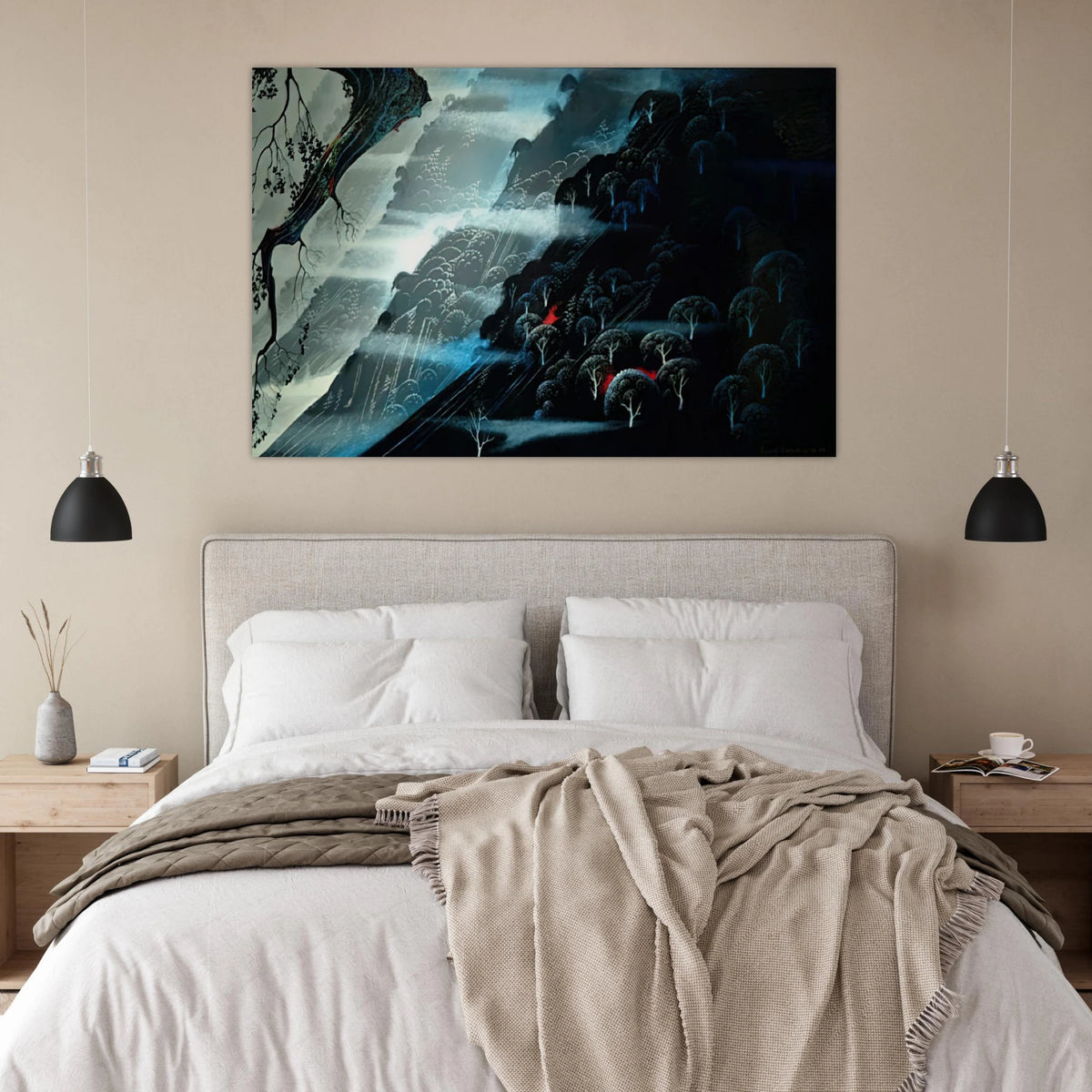 Coastline Fogl Poster | Eyvind Earle Poster | Eyvind Earle Prints