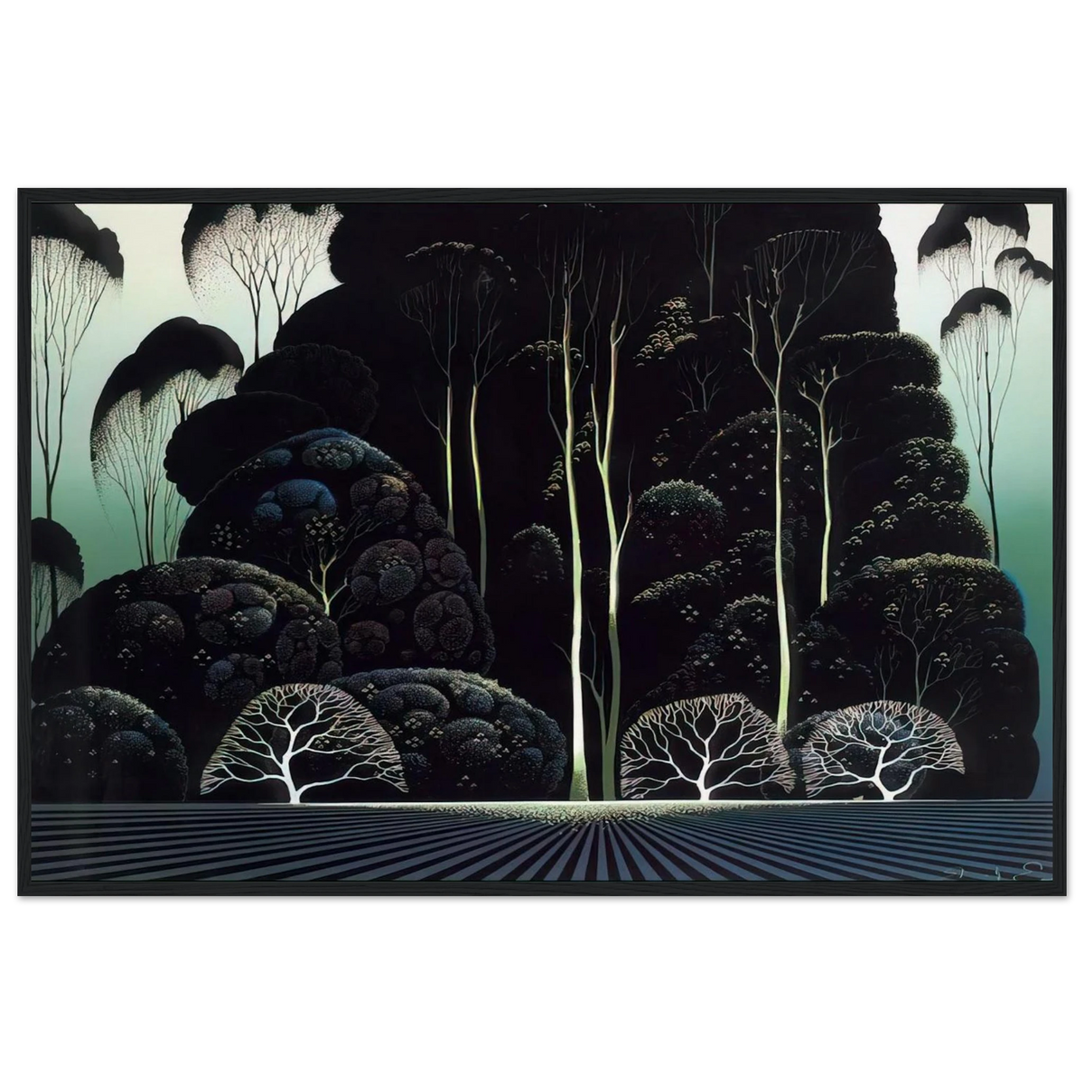 Eucalyptus Framed Poster | Eyvind Earle Framed Prints Wall Art | Eyvind Earle Prints