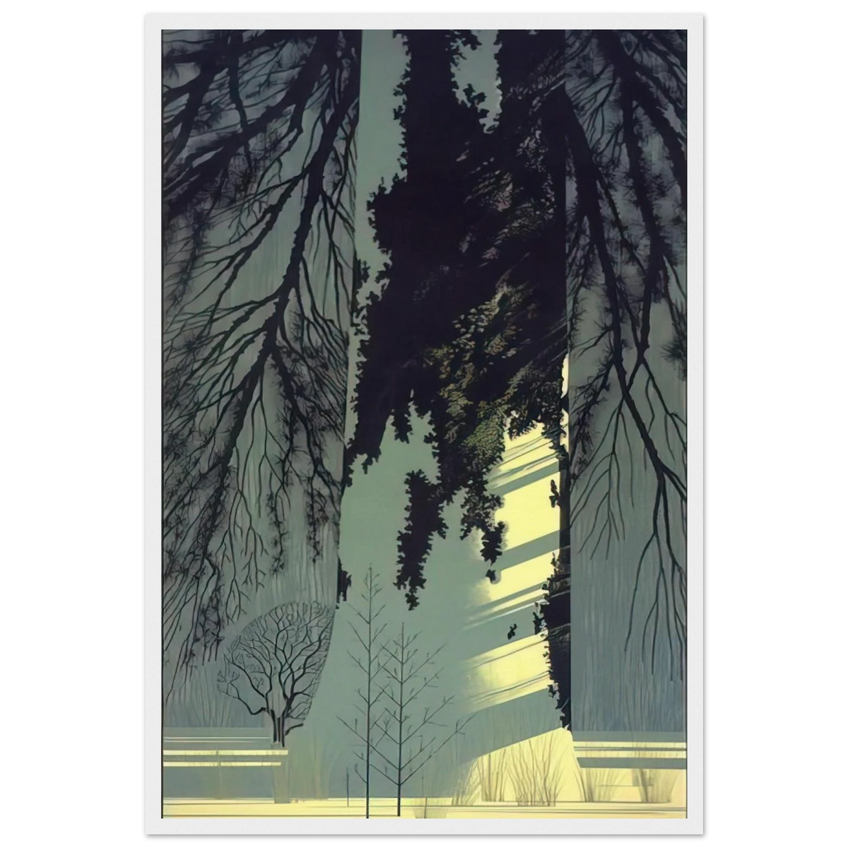 Snow White Framed Poster | Eyvind Earle Framed Prints Wall Art | Eyvind Earle Prints