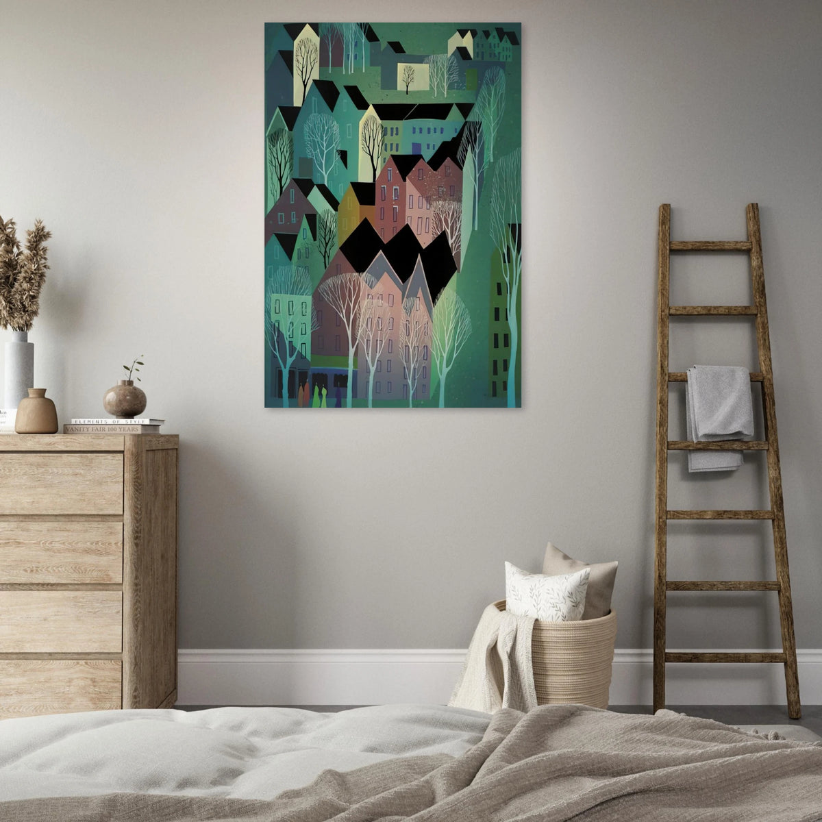 Village Poster | Eyvind Earle Poster | Eyvind Earle Prints