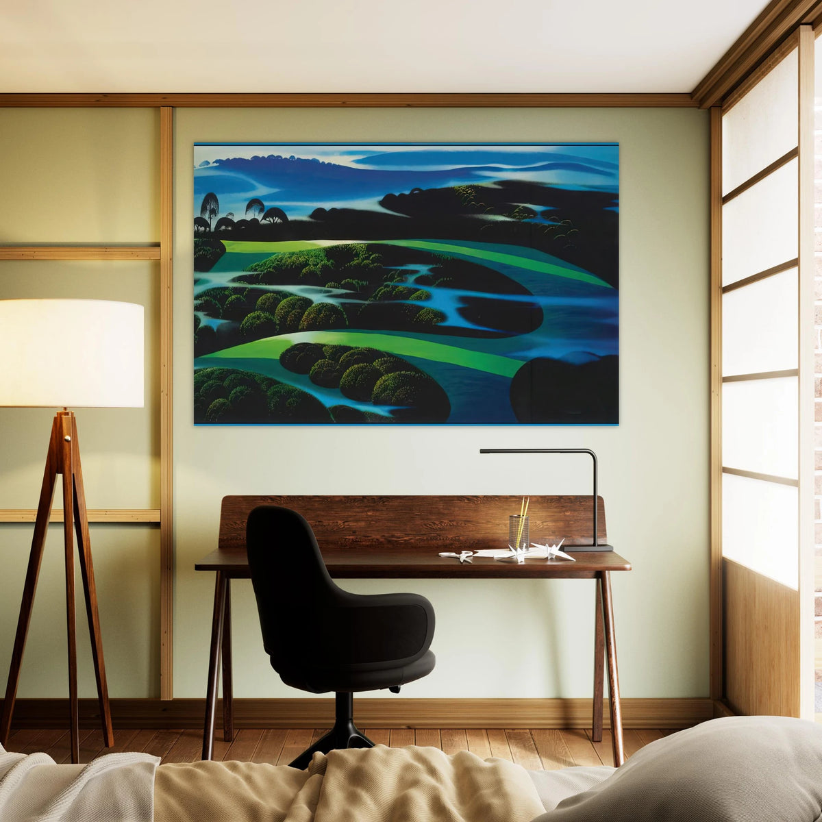 Summers Twilight Poster | Eyvind Earle Poster | Eyvind Earle Prints