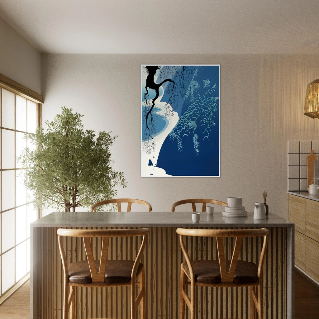 Big Sur and Branch Framed Poster | Eyvind Earle Framed Prints Wall Art | Eyvind Earle Prints