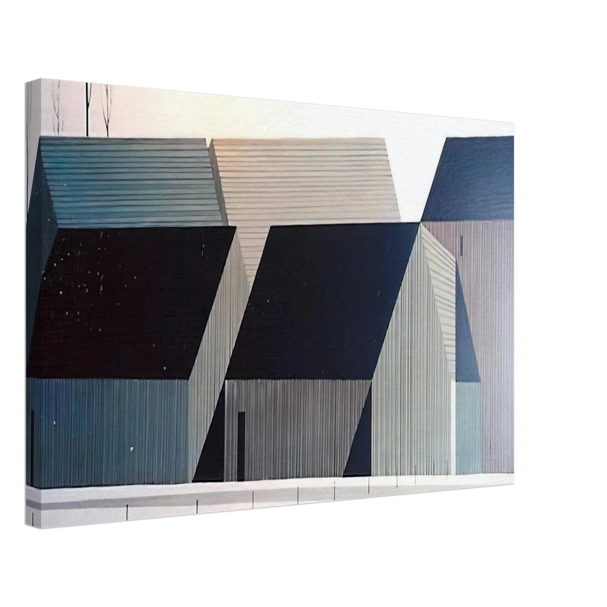 Barns Canvas | Eyvind Earle Canvas | Eyvind Earle Prints