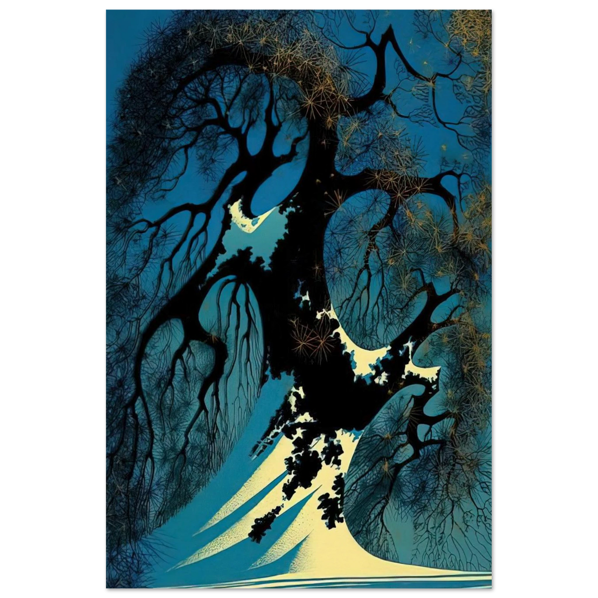 Winter Bonsai Poster | Eyvind Earle Poster | Eyvind Earle Prints