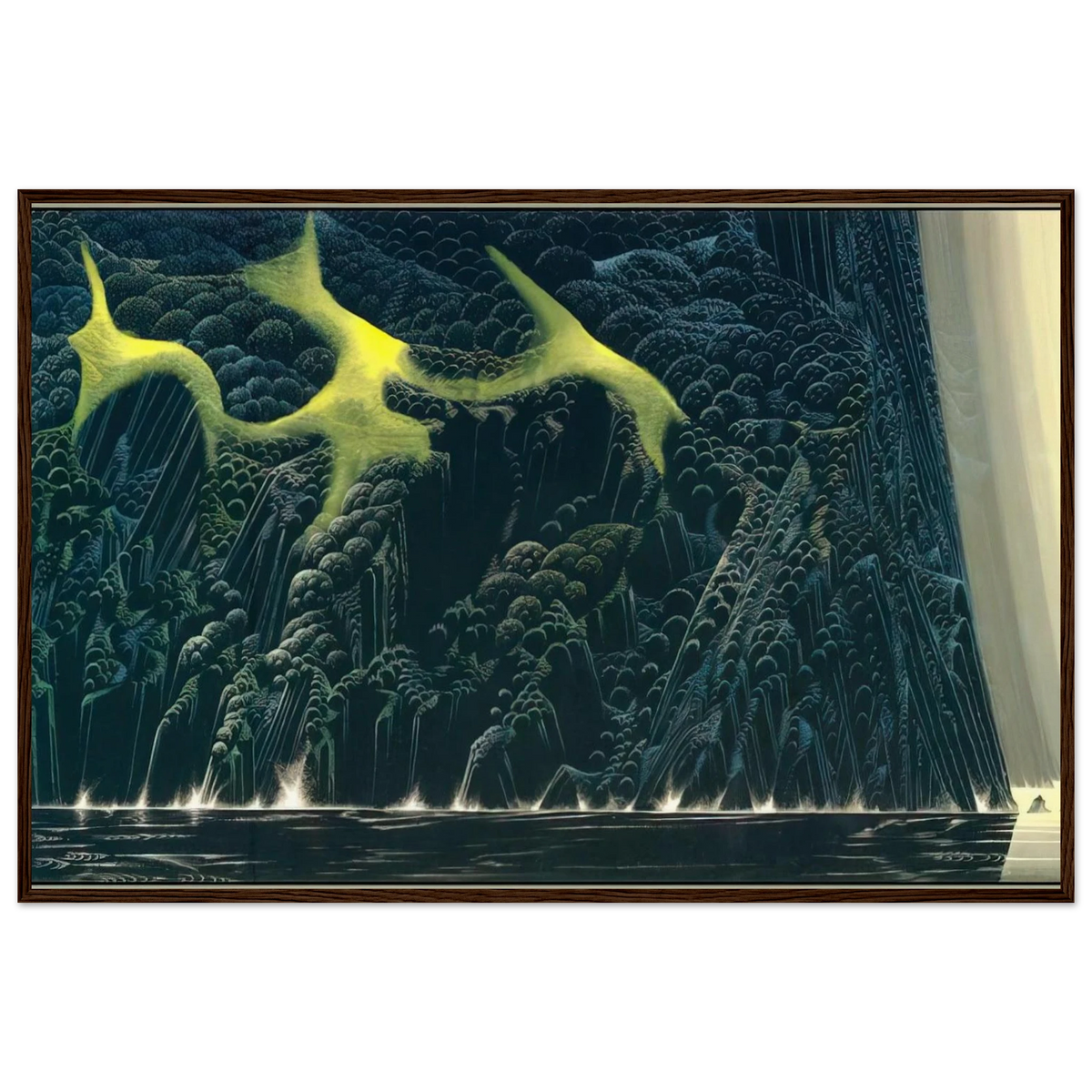 Out of the Sea Framed Poster | Eyvind Earle Framed Prints Wall Art | Eyvind Earle Prints