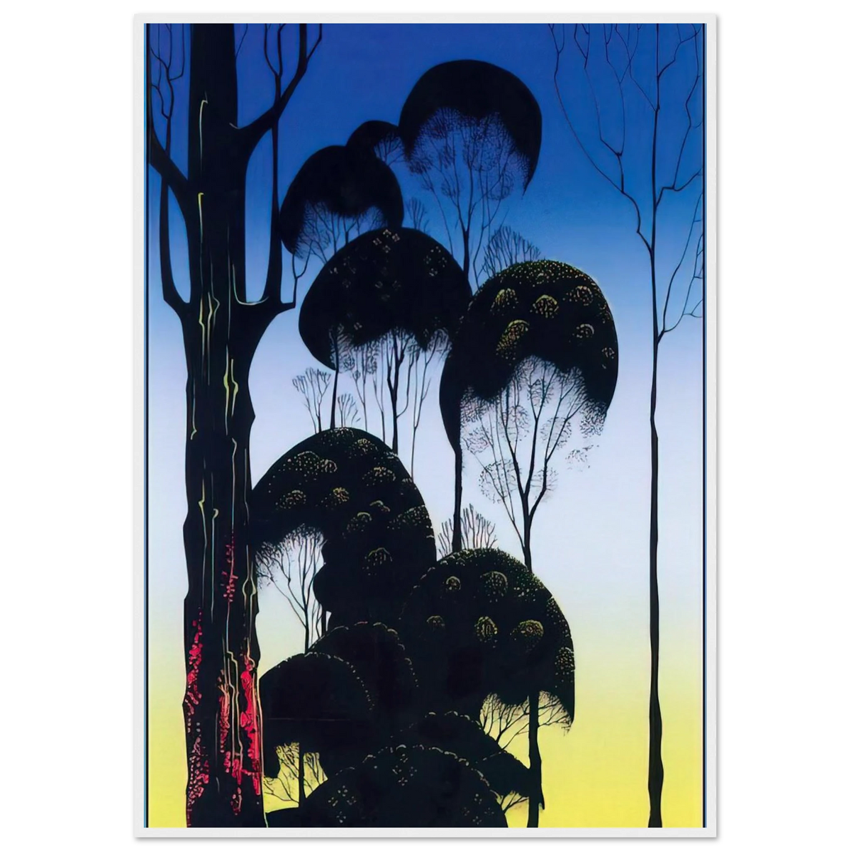 Sunrise Framed Poster | Eyvind Earle Framed Prints Wall Art | Eyvind Earle Prints