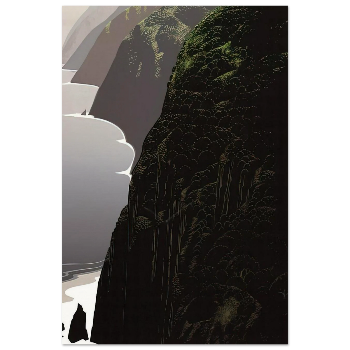 Big Sur Coastline Poster | Eyvind Earle Poster | Eyvind Earle Prints