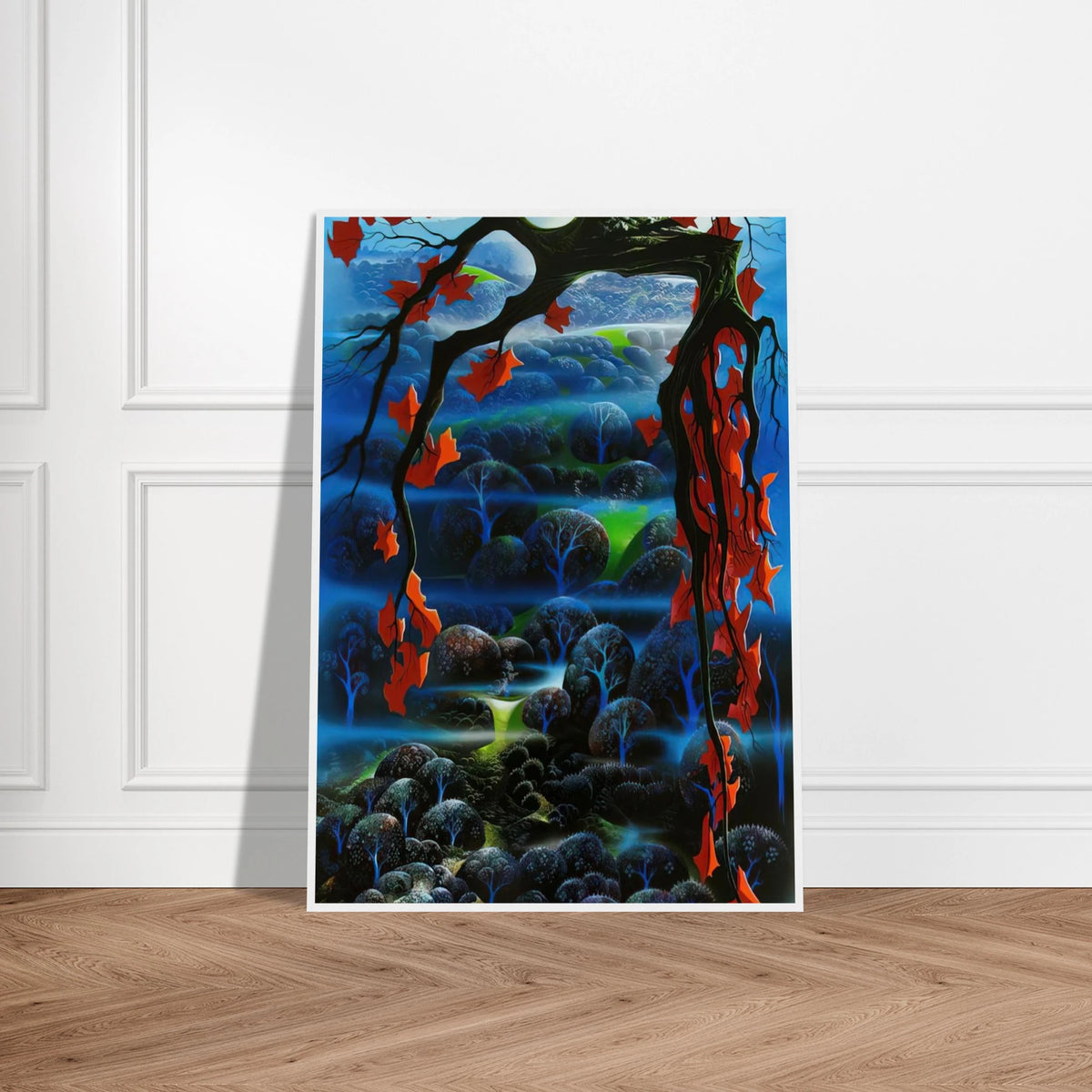 Valley of Dreams Framed Poster | Eyvind Earle Framed Prints Wall Art | Eyvind Earle Prints