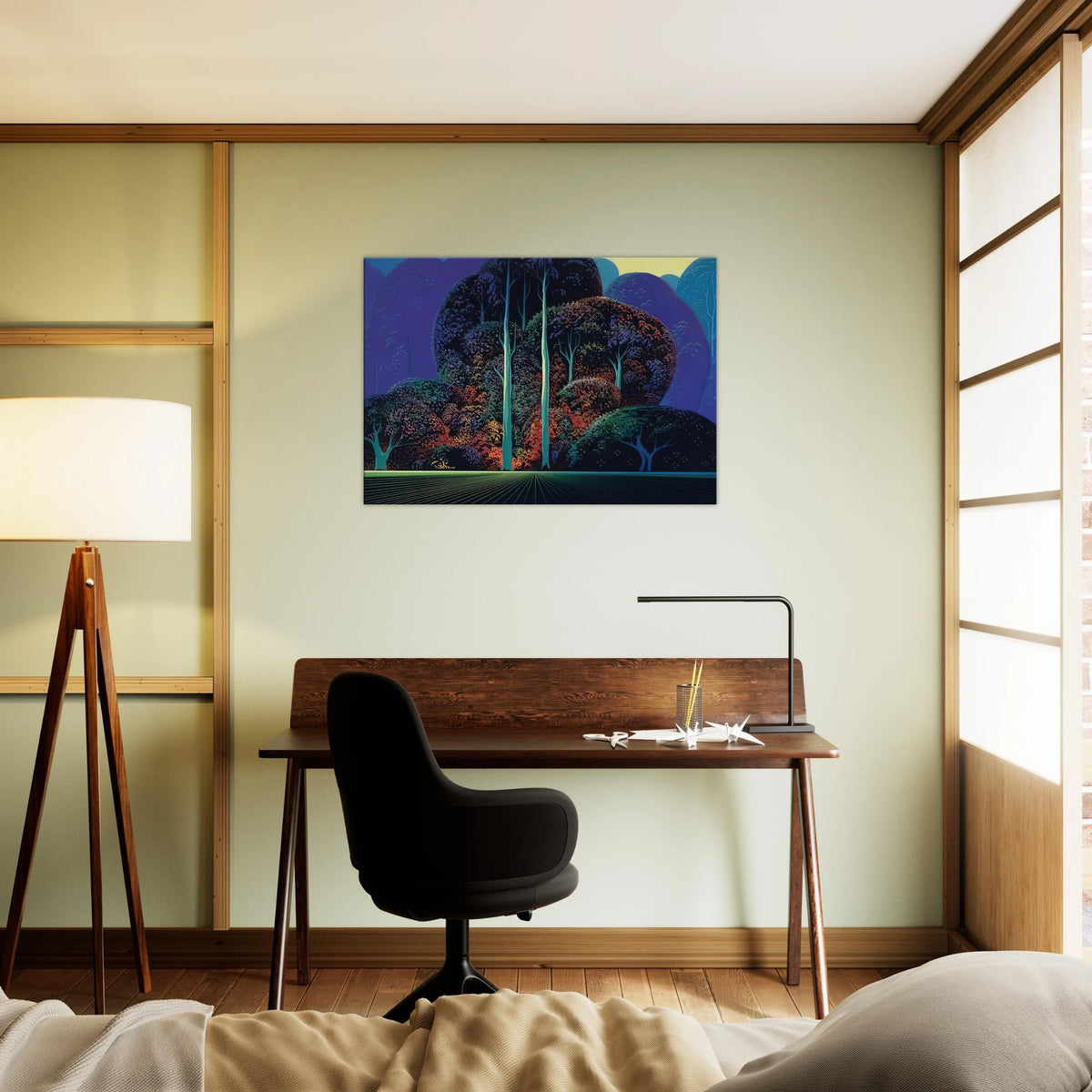 Softening Shades of Twilight Canvas | Eyvind Earle Canvas | Eyvind Earle Prints