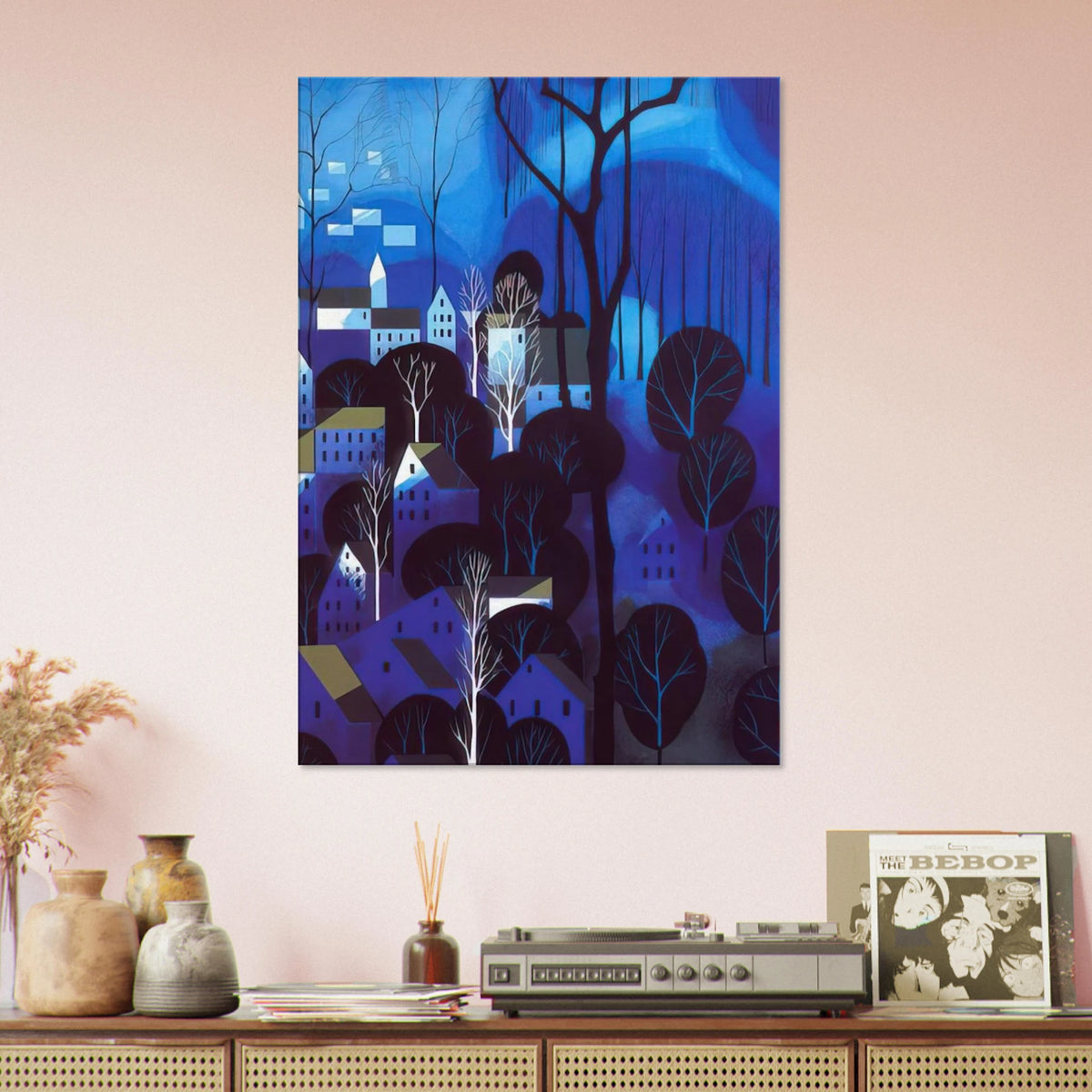 Midnight Blue Canvas | Eyvind Earle Canvas | Eyvind Earle Prints