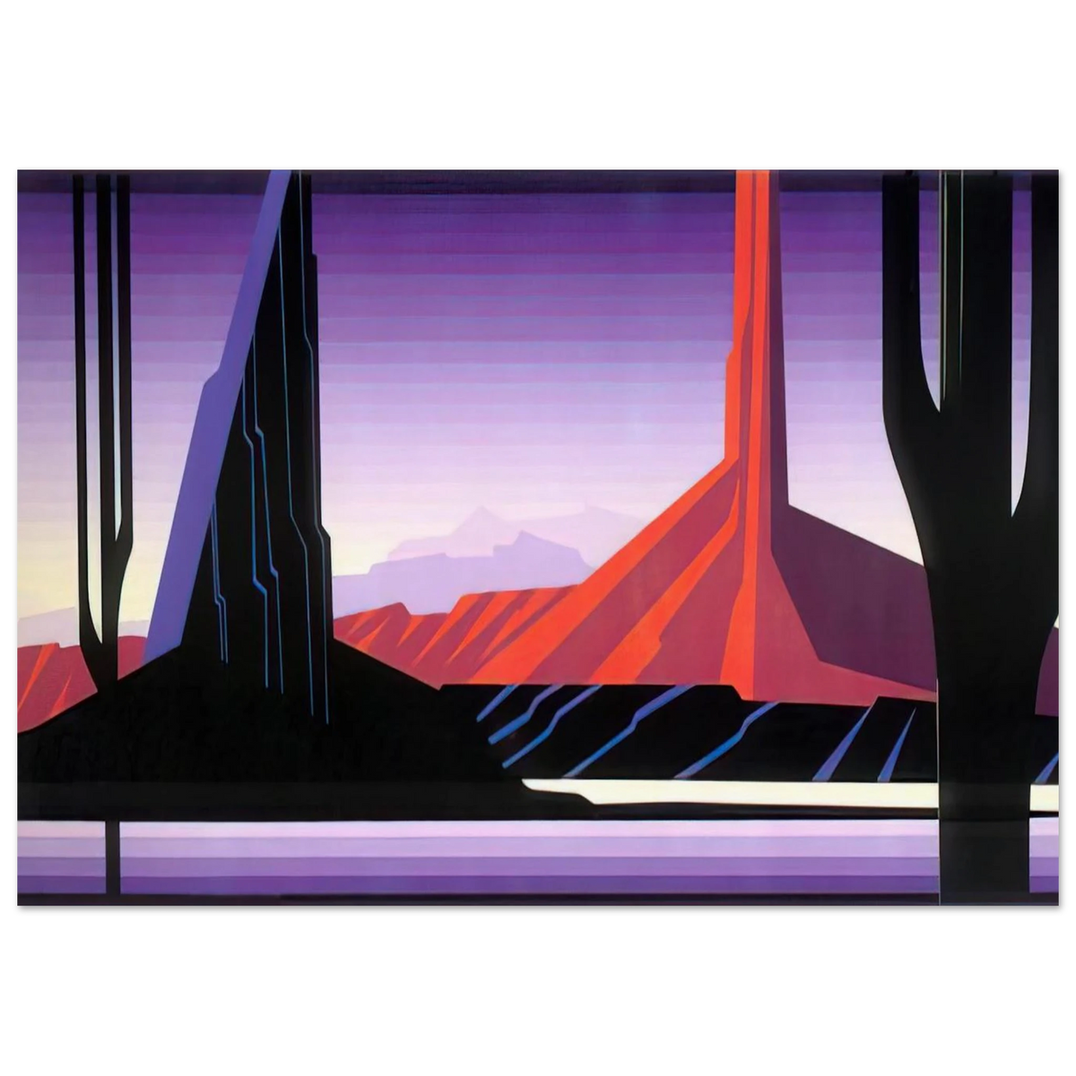 Beneath A Silent Sky Poster | Eyvind Earle Poster | Eyvind Earle Prints