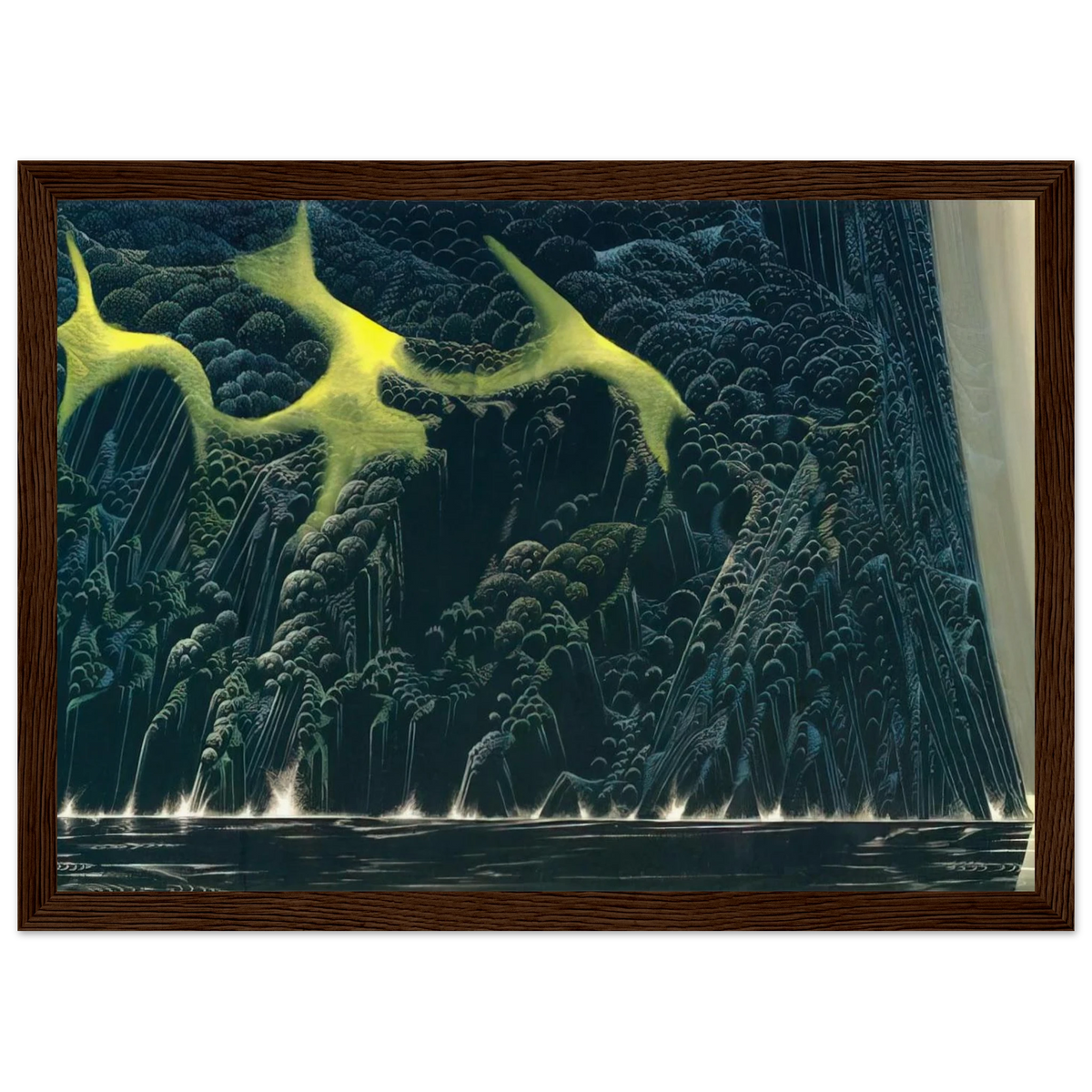 Out of the Sea Framed Poster | Eyvind Earle Framed Prints Wall Art | Eyvind Earle Prints