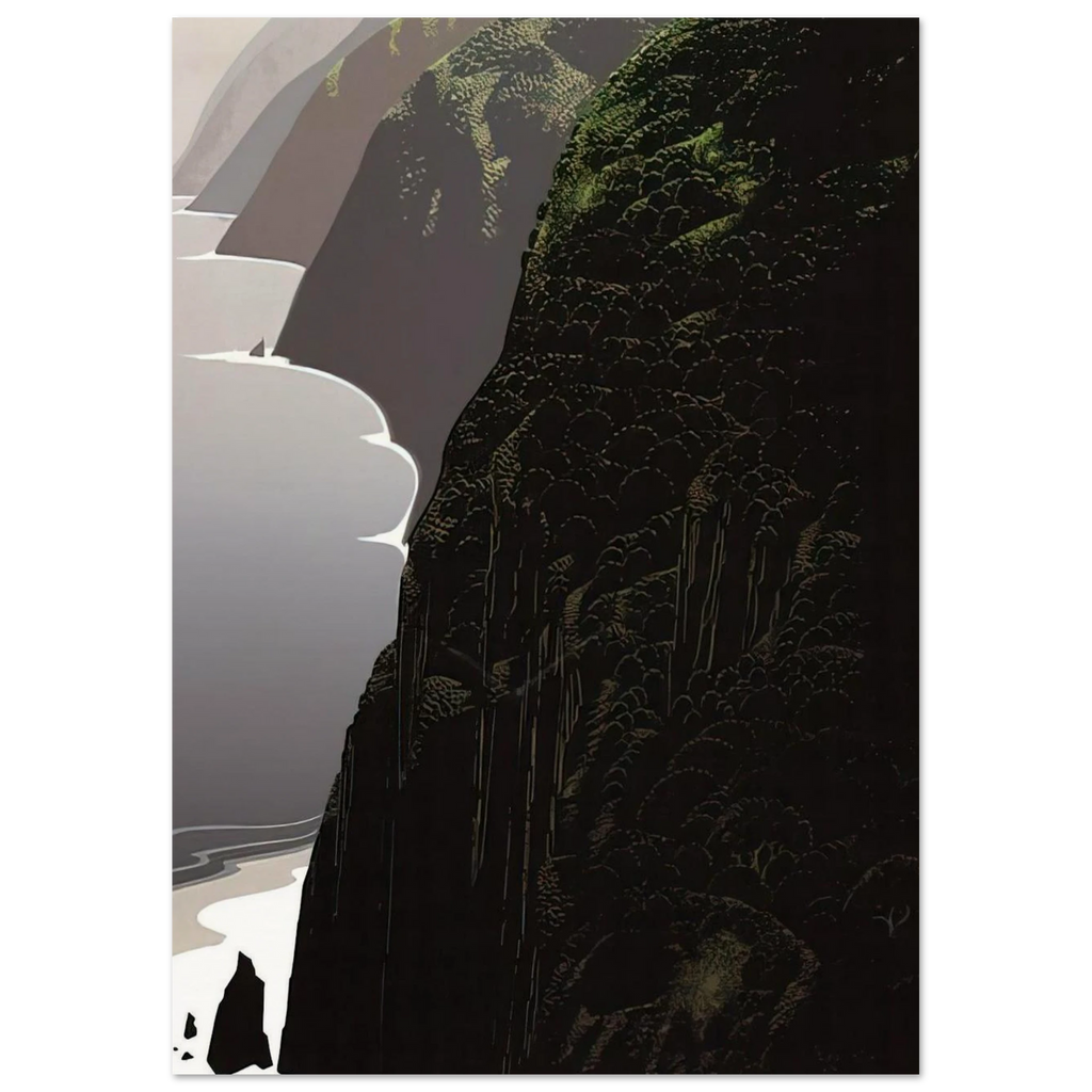 Big Sur Coastline Poster | Eyvind Earle Poster | Eyvind Earle Prints