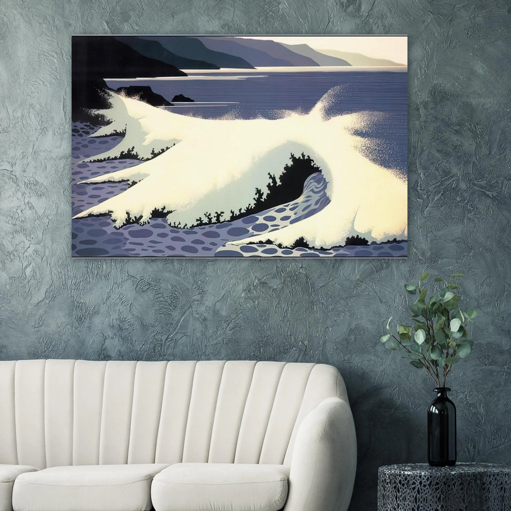The White Wave Poster | Eyvind Earle Poster | Eyvind Earle Prints