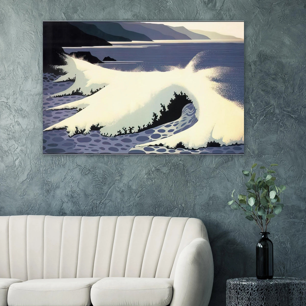 The White Wave Poster | Eyvind Earle Poster | Eyvind Earle Prints
