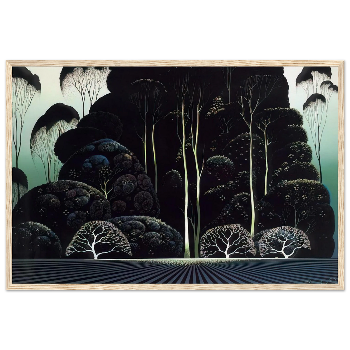 Eucalyptus Framed Poster | Eyvind Earle Framed Prints Wall Art | Eyvind Earle Prints