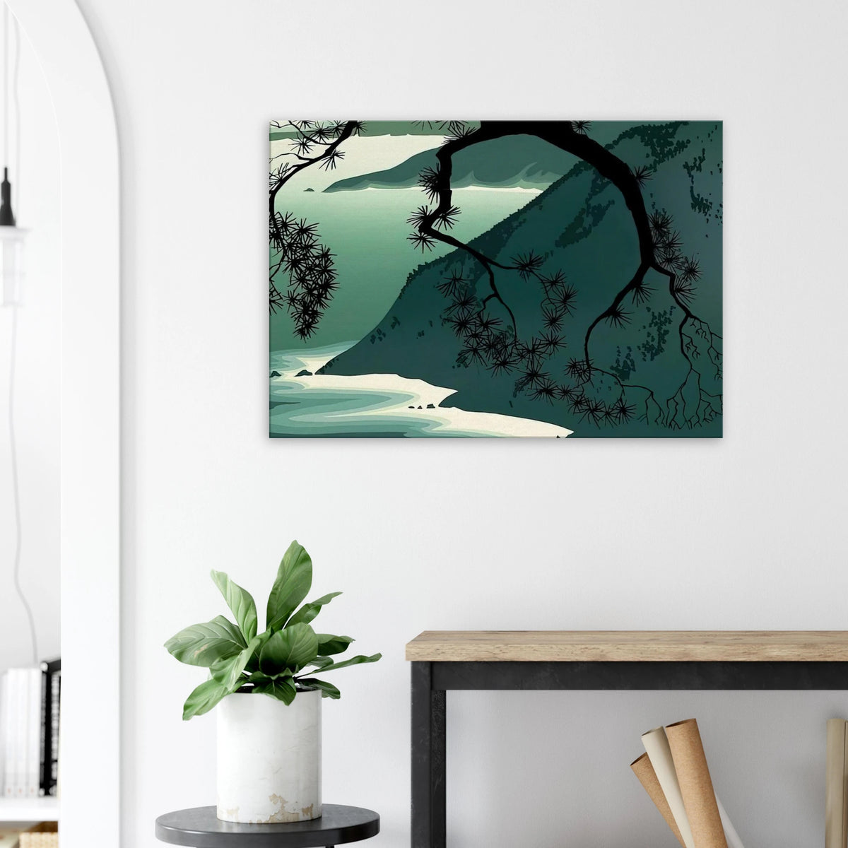 Quiet Evening Canvas | Eyvind Earle Canvas | Eyvind Earle Prints