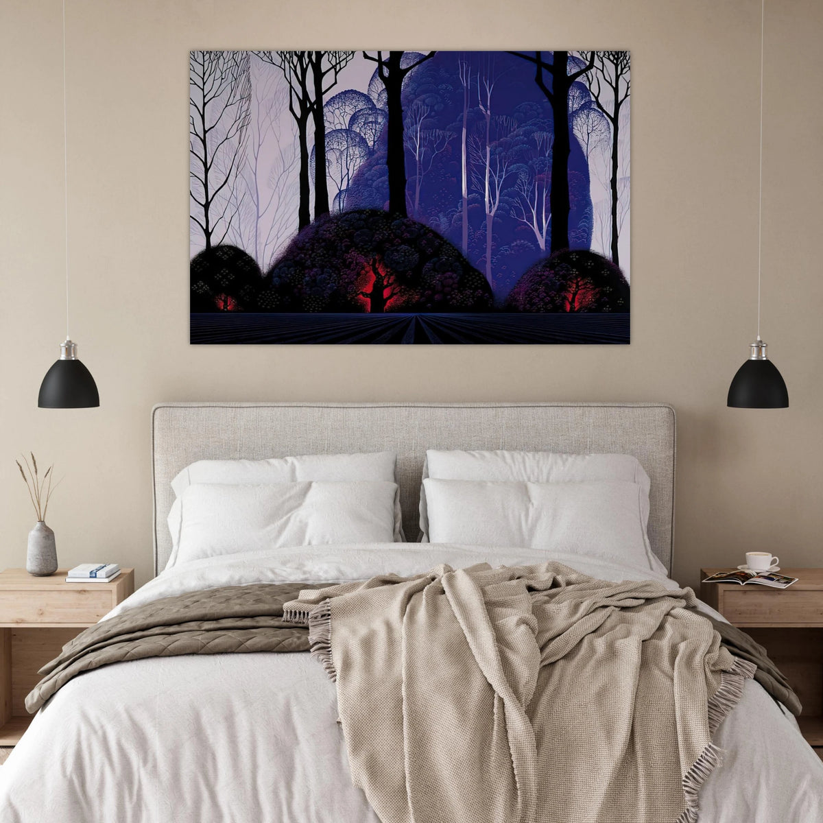 Purple Eucalyptus Poster | Eyvind Earle Poster | Eyvind Earle Prints