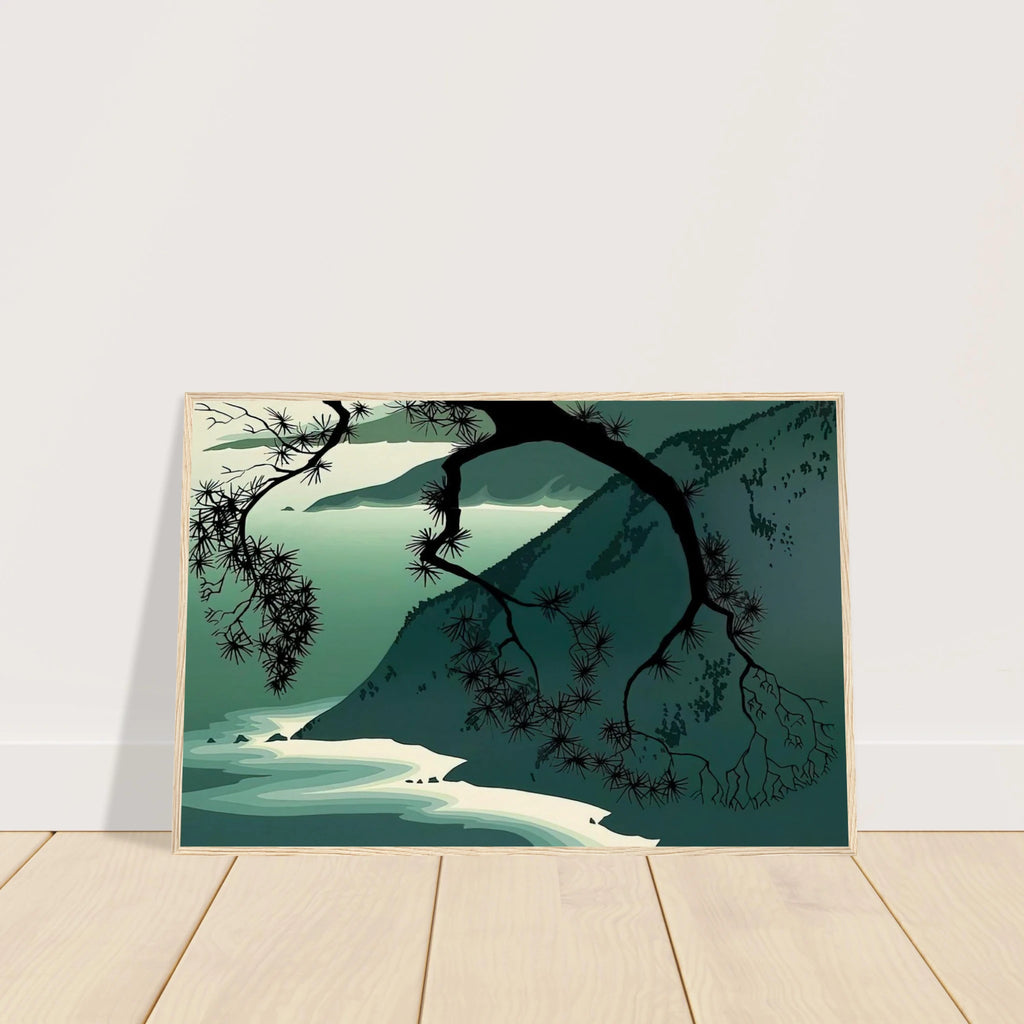 Quiet Evening Framed Poster | Eyvind Earle Framed Prints Wall Art | Eyvind Earle Prints