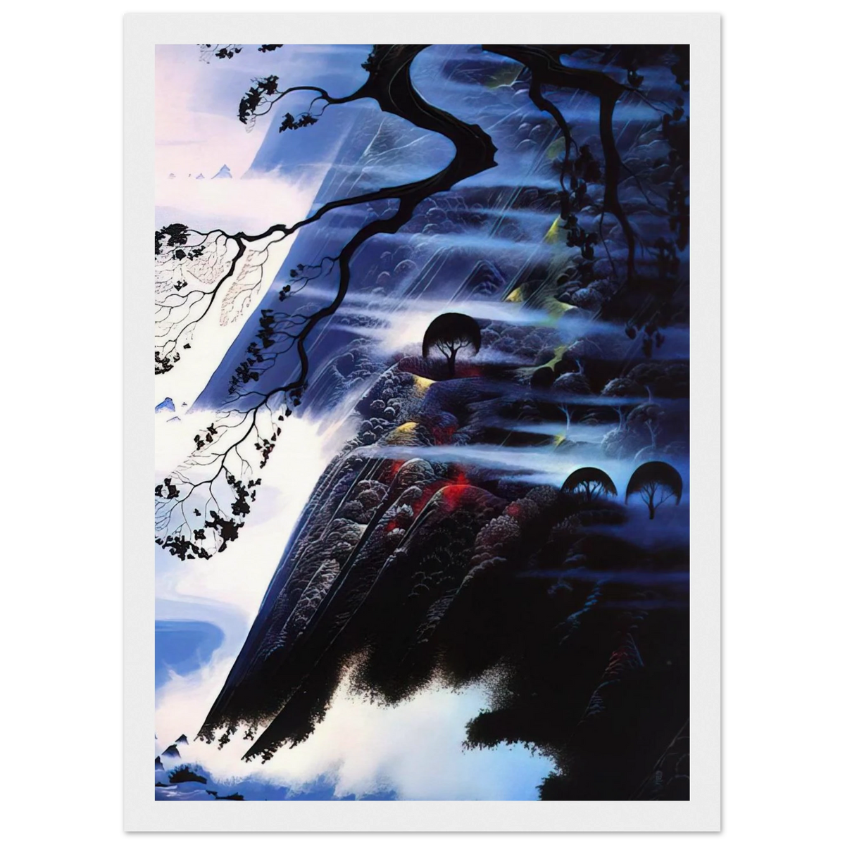 Fog Light Framed Poster | Eyvind Earle Framed Prints Wall Art | Eyvind Earle Prints