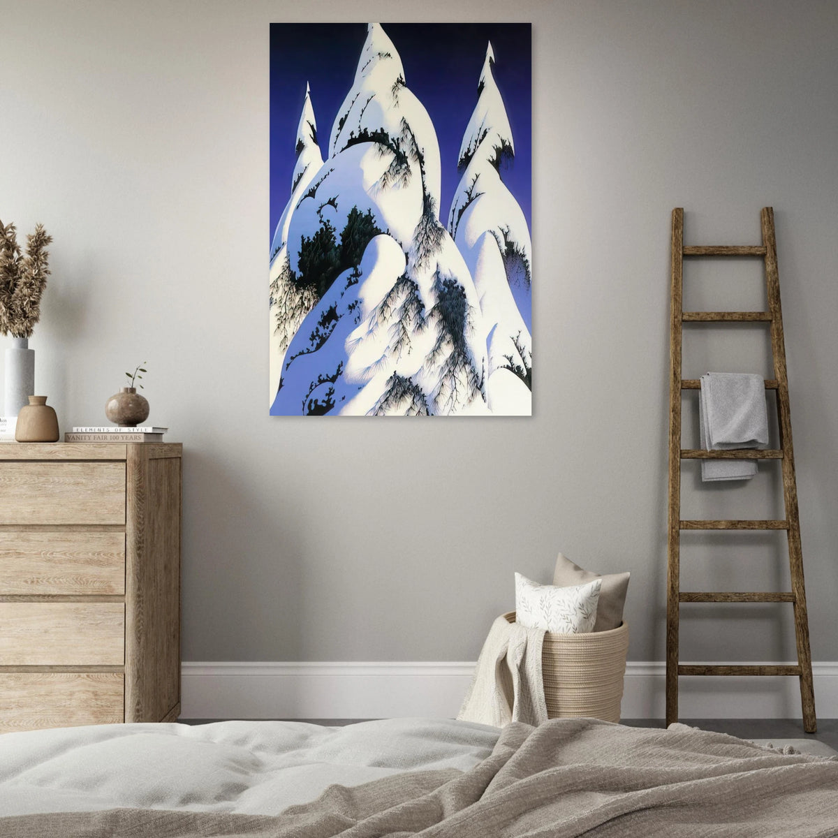 Snow Trees Poster | Eyvind Earle Poster | Eyvind Earle Prints