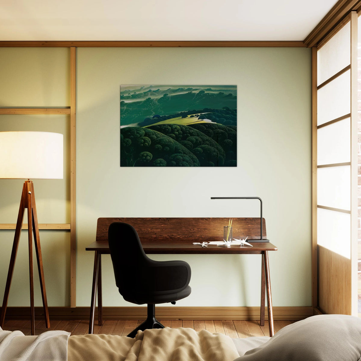 Morning Fog Canvas | Eyvind Earle Canvas | Eyvind Earle Prints
