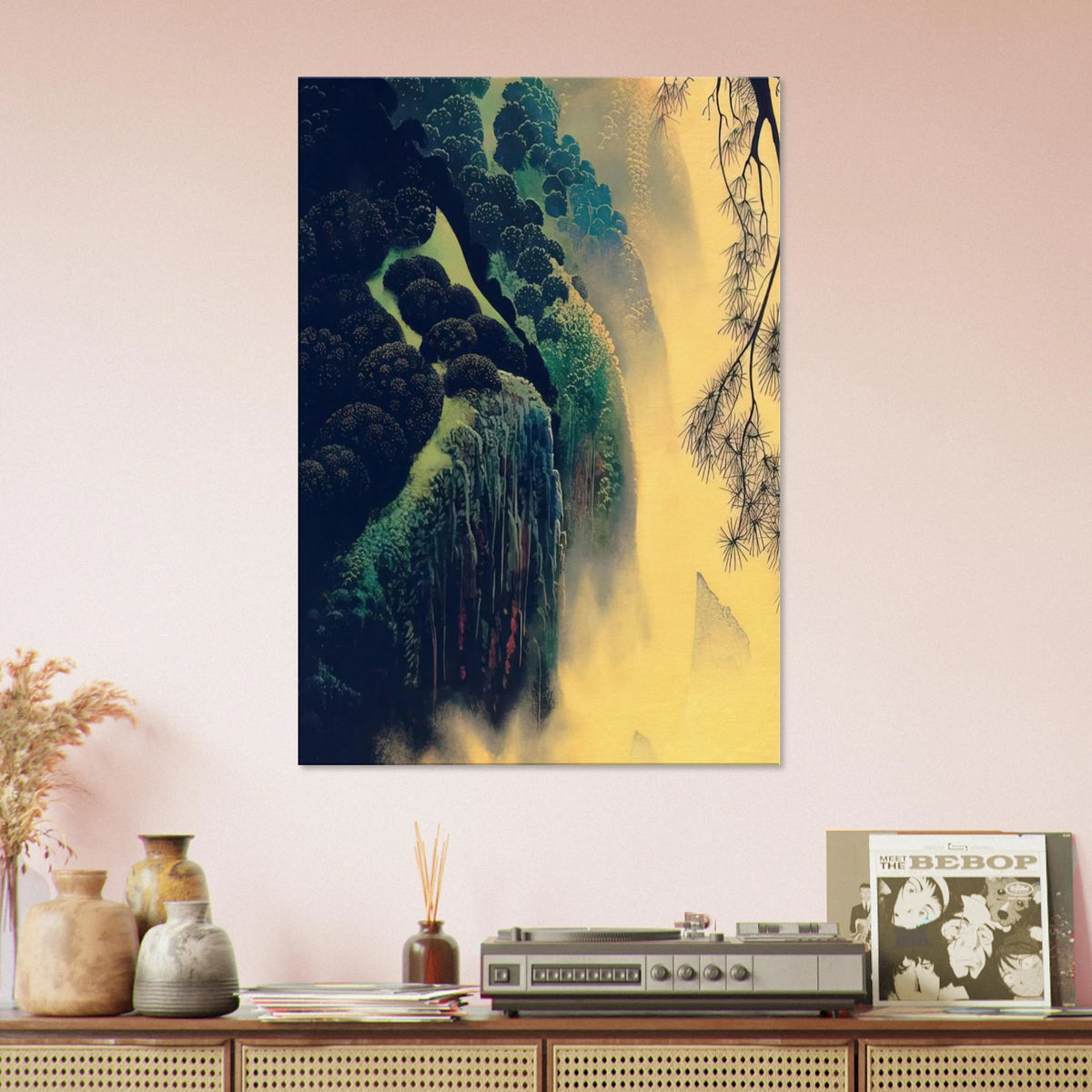 Jeweled Coast Canvas | Eyvind Earle Canvas | Eyvind Earle Prints