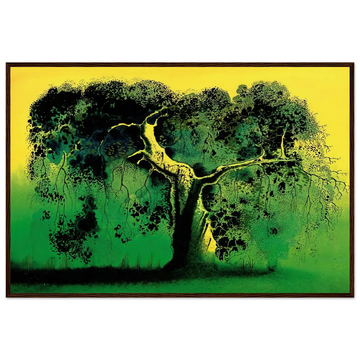 Sycamore Framed Poster | Eyvind Earle Framed Prints Wall Art | Eyvind Earle Prints