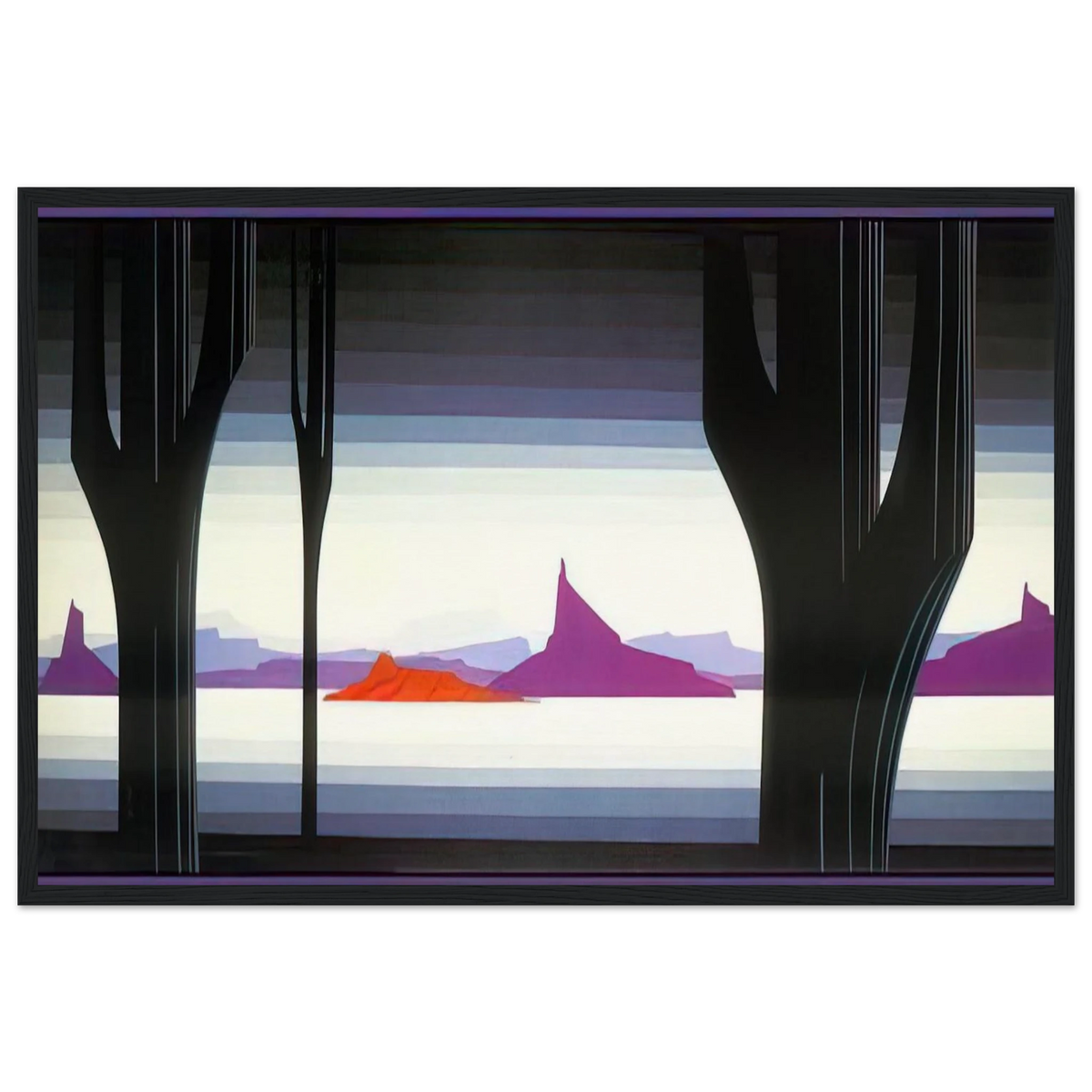 Saguaro Framed Poster | Eyvind Earle Framed Prints Wall Art | Eyvind Earle Prints