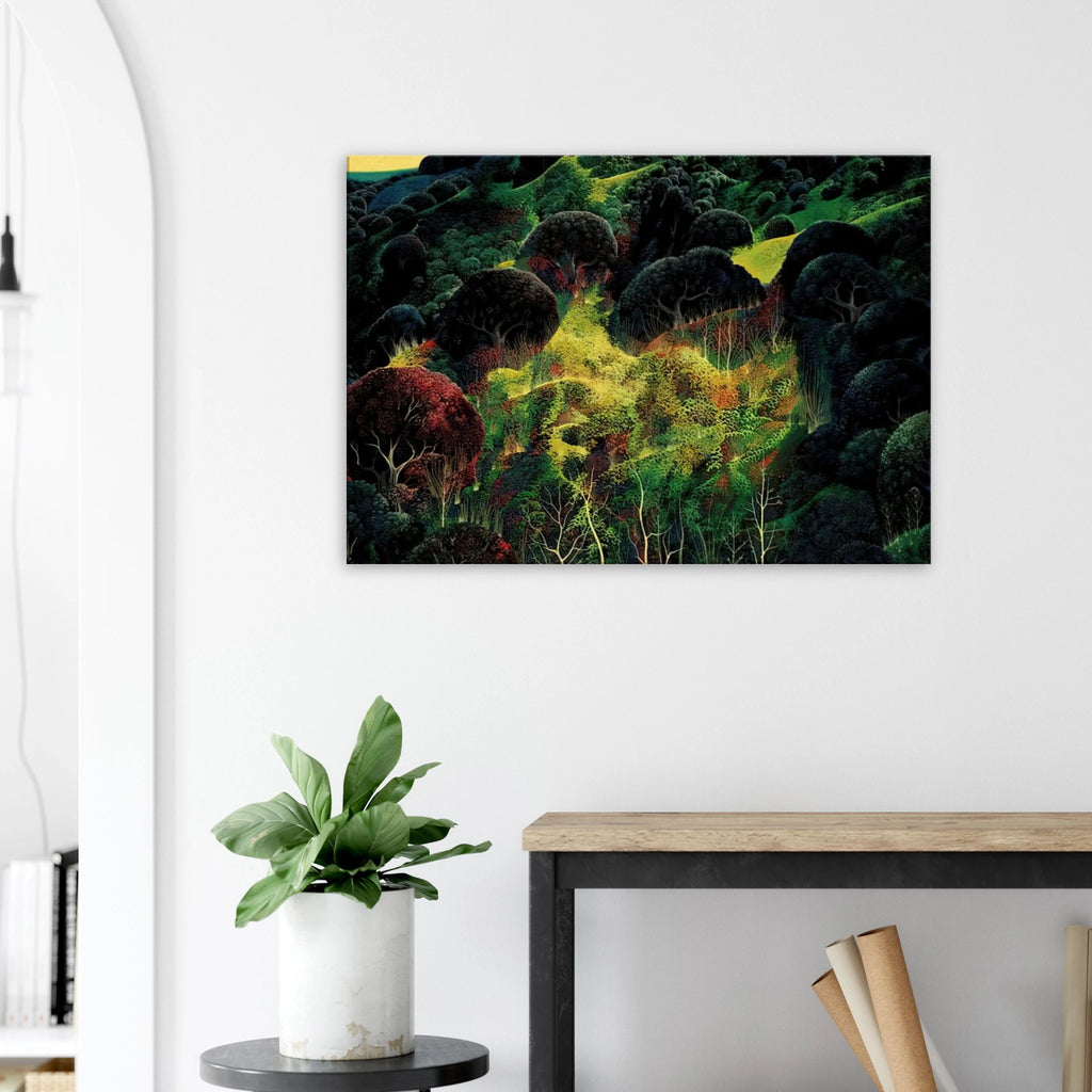 Autumn Fields Canvas | Eyvind Earle Canvas | Eyvind Earle Prints