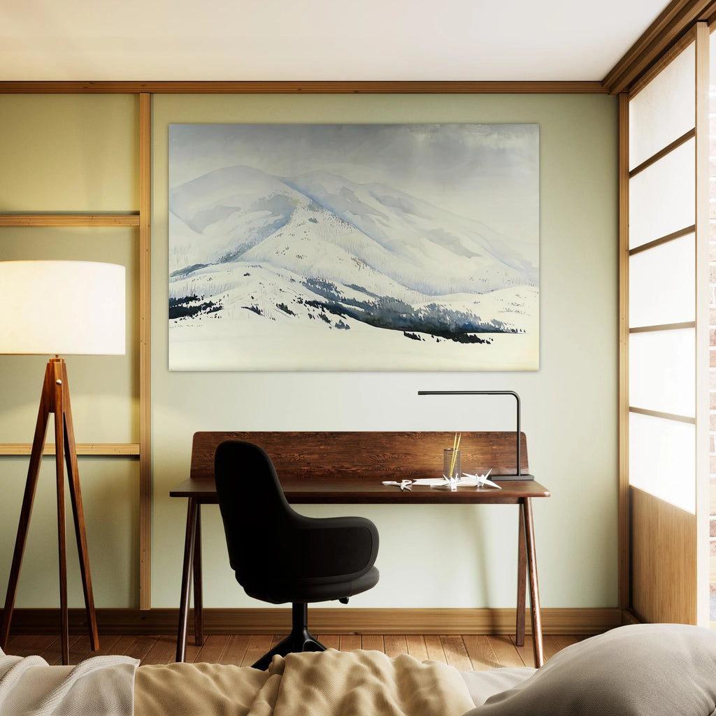 Snowy Mountain Poster | Eyvind Earle Poster | Eyvind Earle Prints