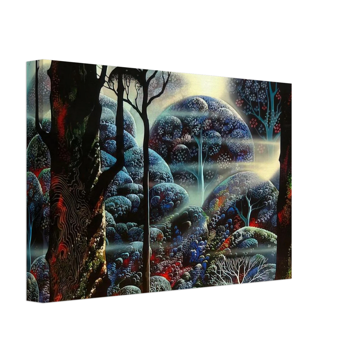Mist in the Dark Woods Canvas | Eyvind Earle Canvas | Eyvind Earle Prints