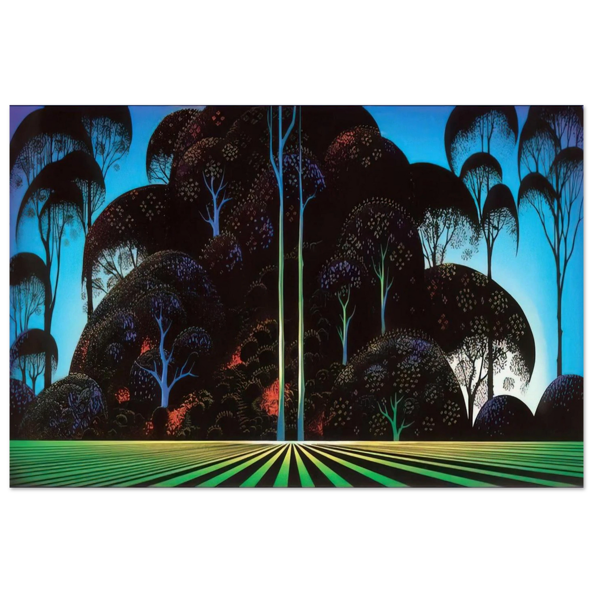 Forest Bouquet Poster | Eyvind Earle Poster | Eyvind Earle Prints