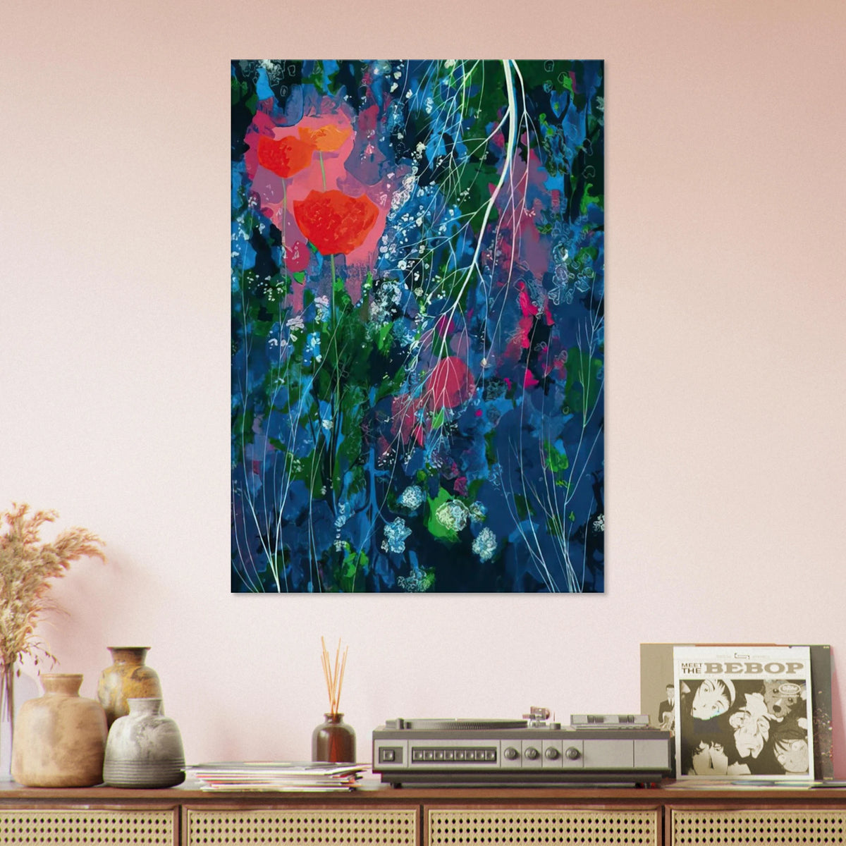 Poppies Canvas | Eyvind Earle Canvas | Eyvind Earle Prints