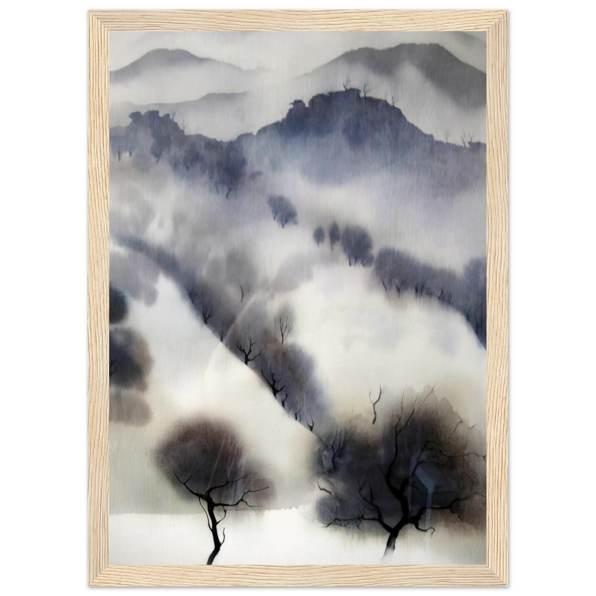 California landscape Framed Poster | Eyvind Earle Framed Prints Wall Art | Eyvind Earle Prints