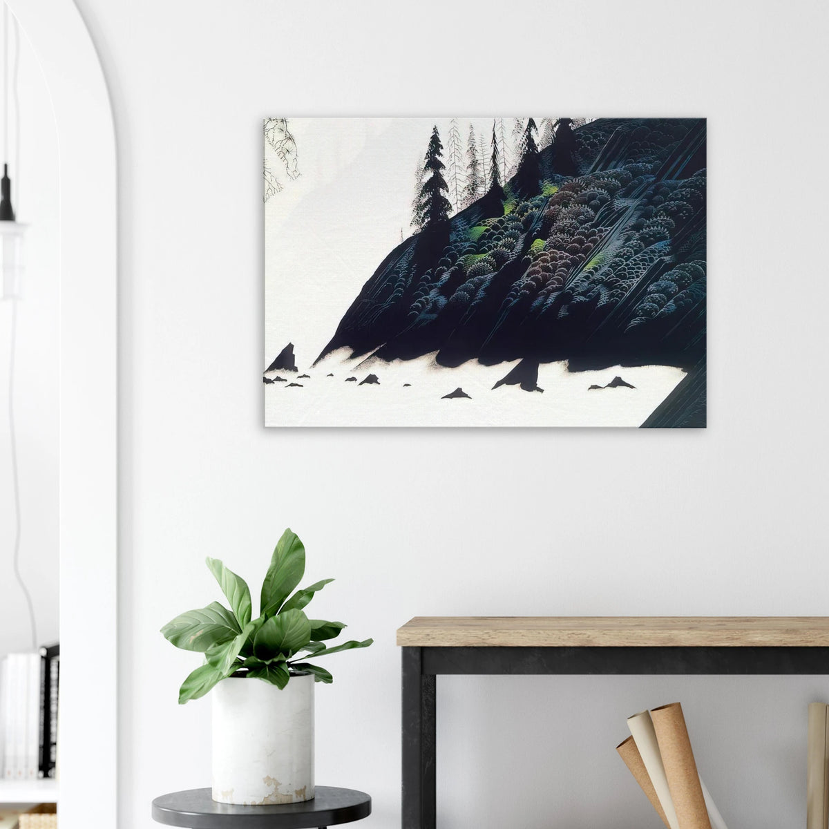 Spruce Redwoods and Pine Canvas | Eyvind Earle Canvas | Eyvind Earle Prints