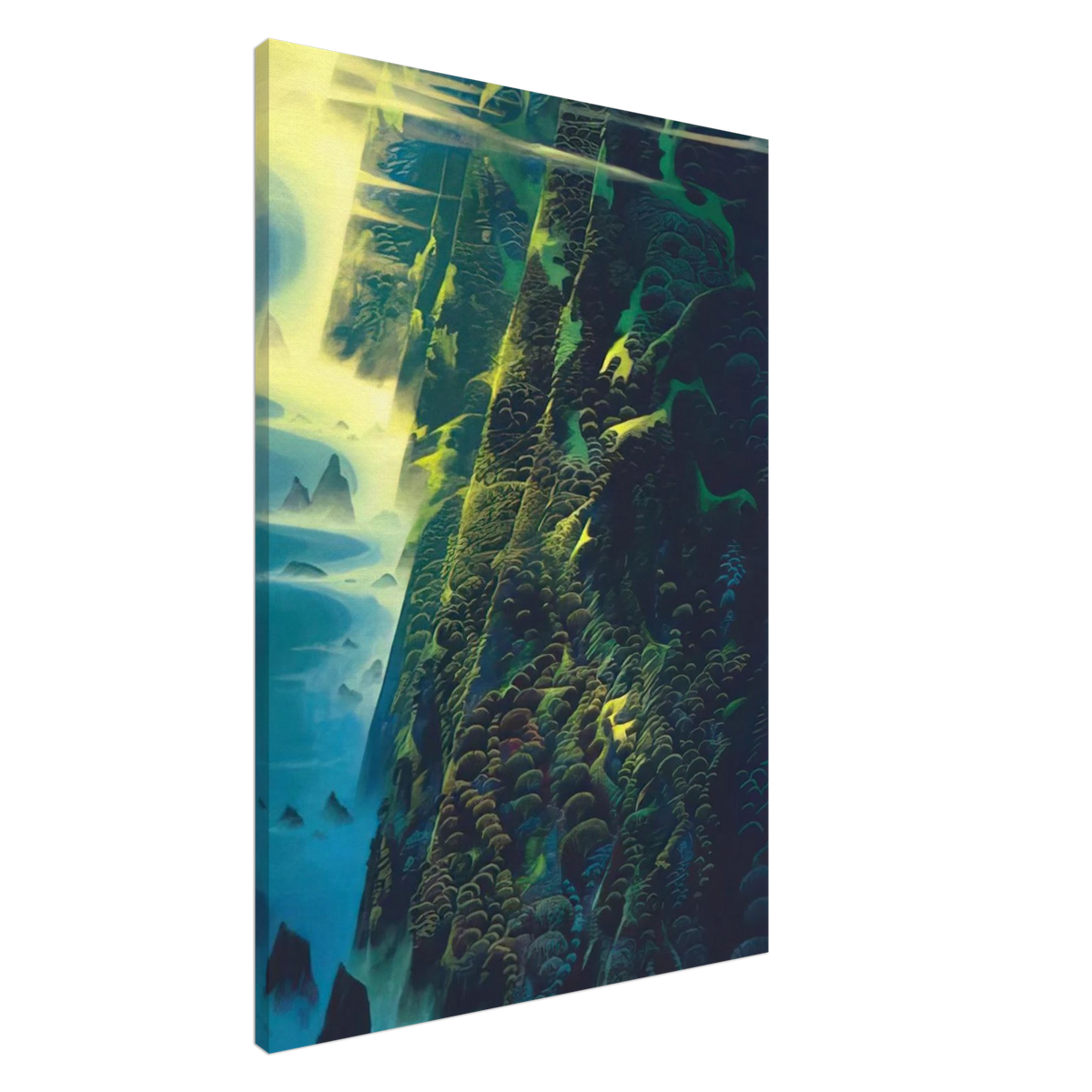 Jeweled Cliffs Canvas | Eyvind Earle Canvas | Eyvind Earle Prints